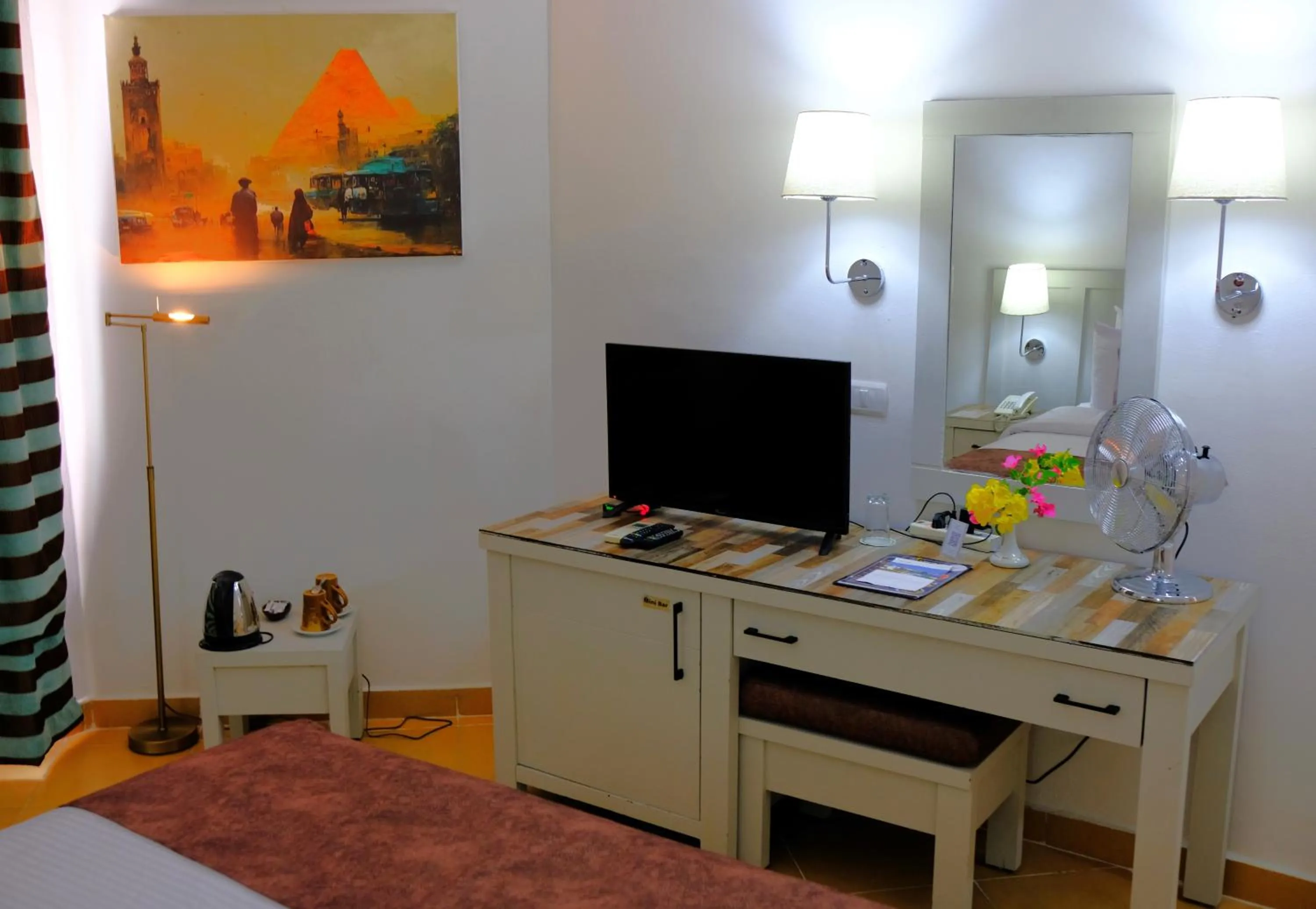 TV and multimedia, Bed in Viking club hotel