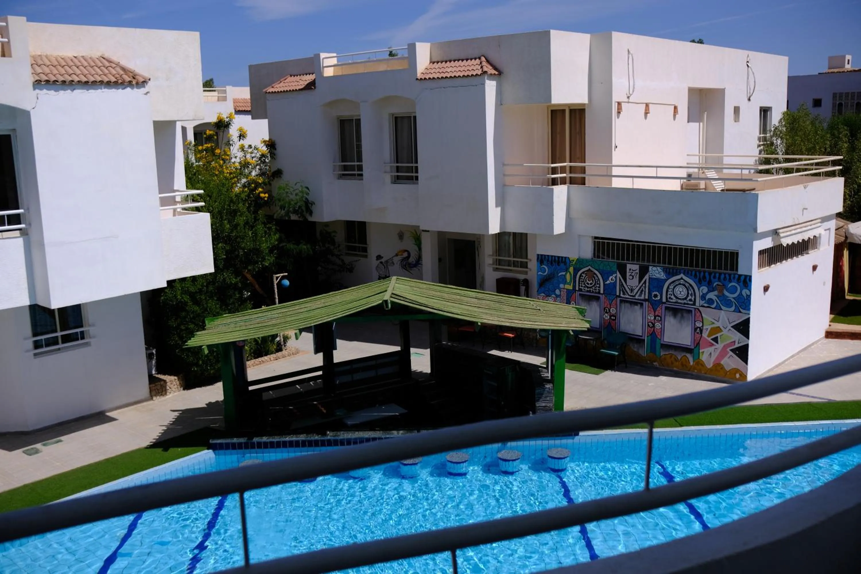 Pool view in Viking club hotel