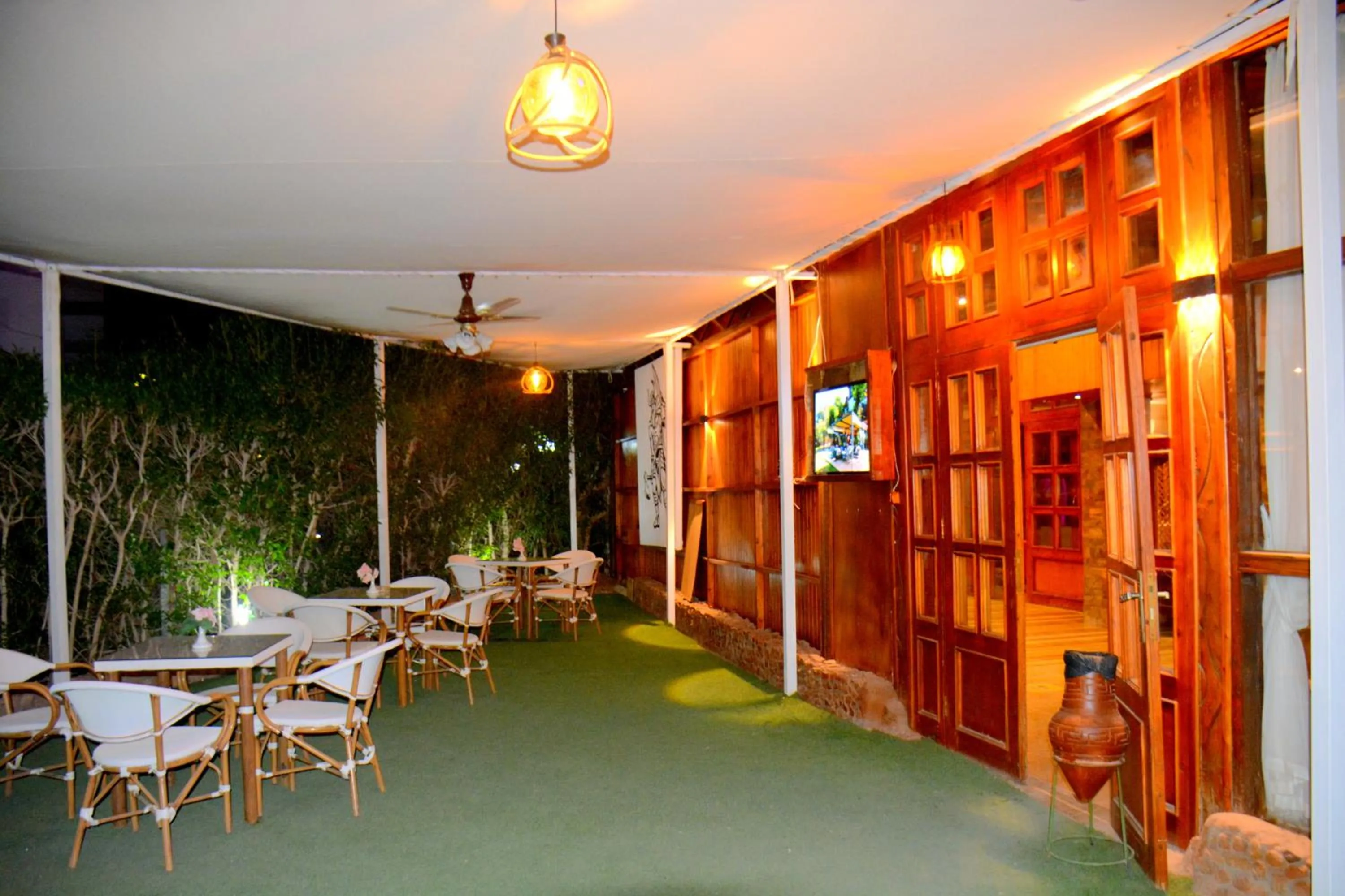 Seating area in Viking club hotel