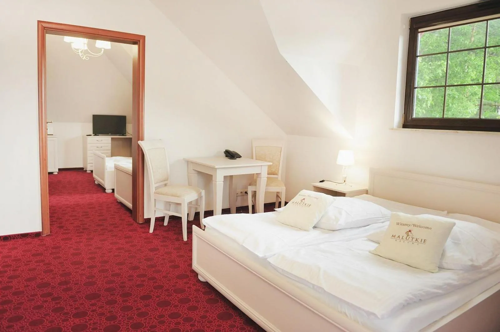 Bed in Malutkie Resort