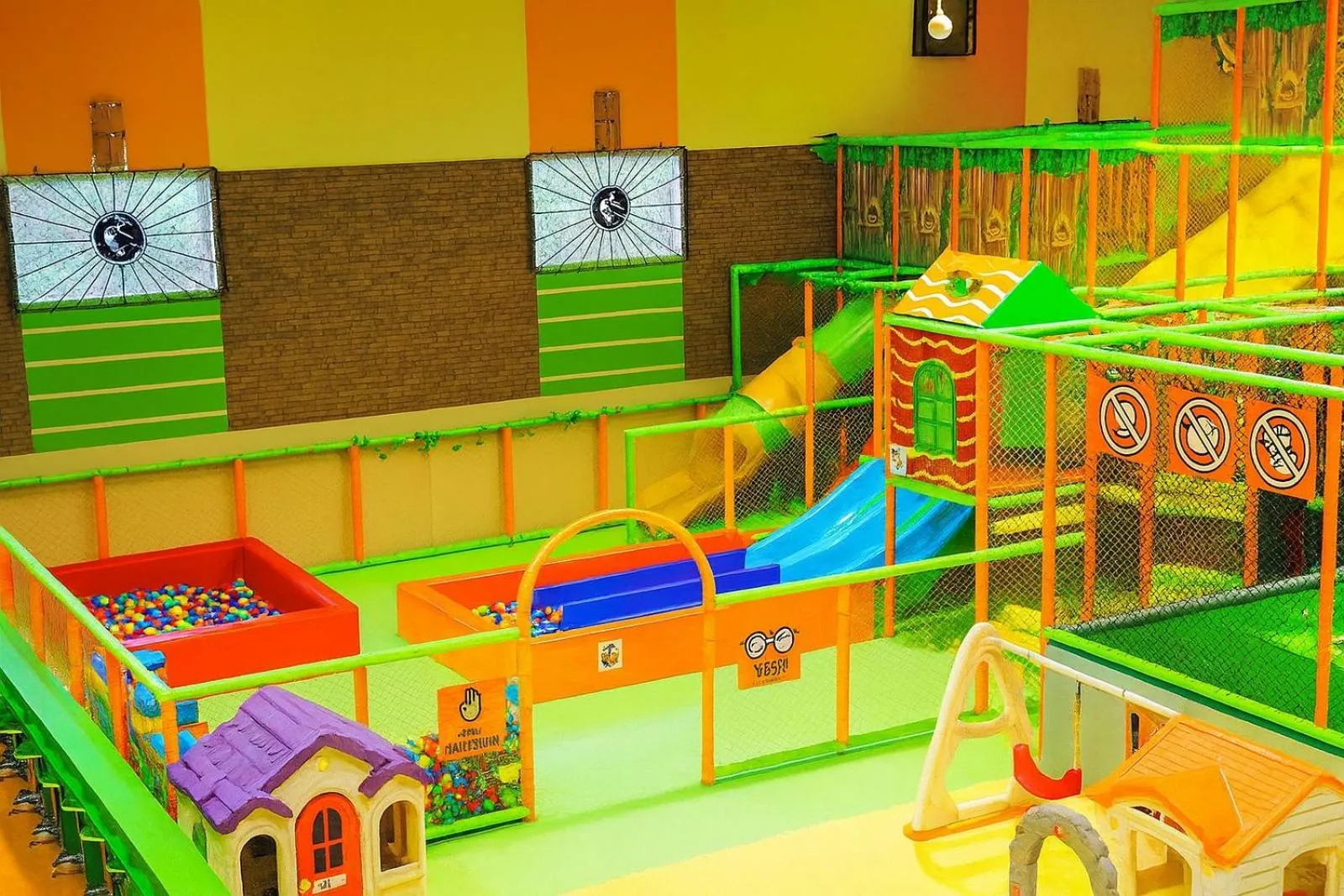 Children play ground in Malutkie Resort