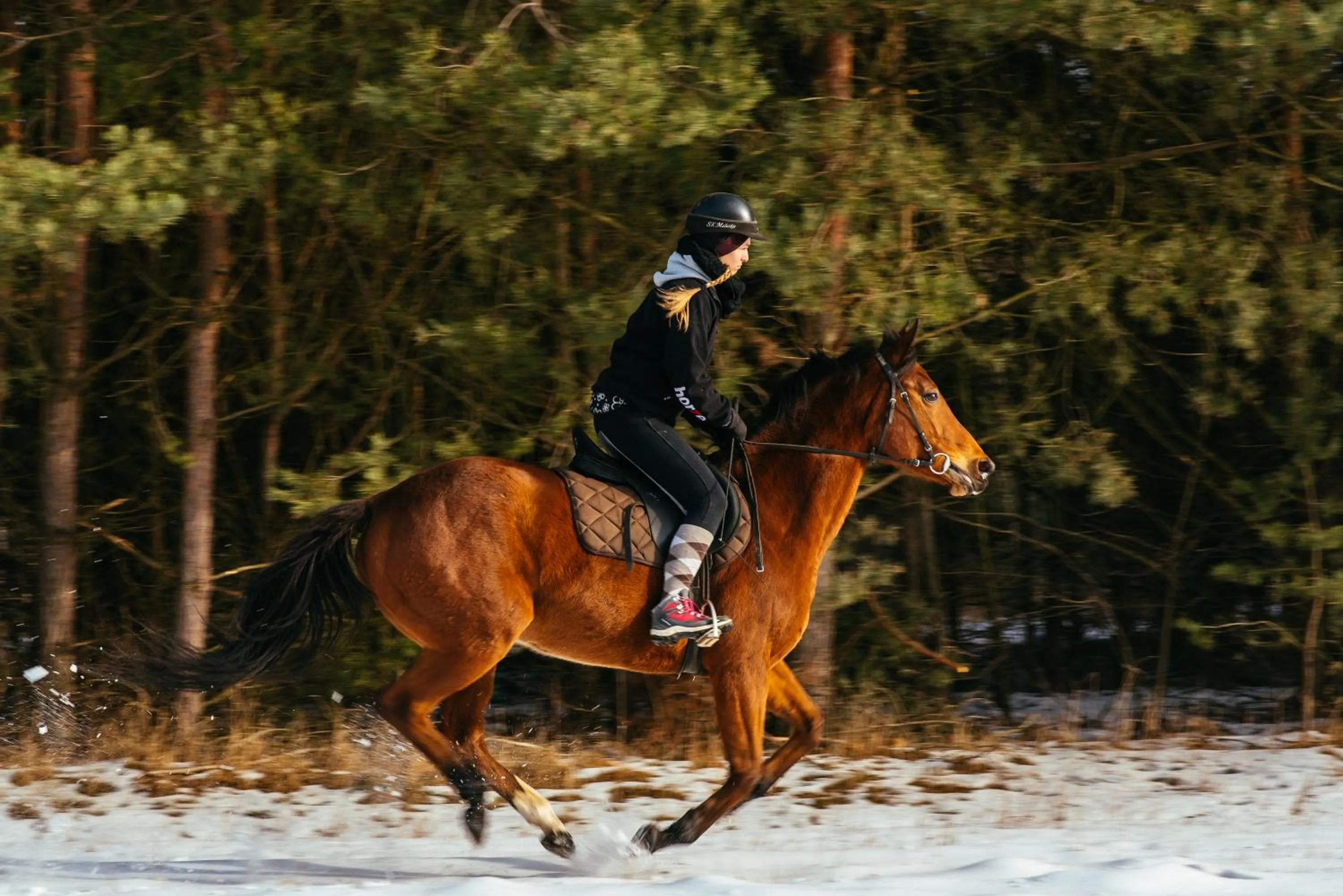 Horse-riding in Malutkie Resort