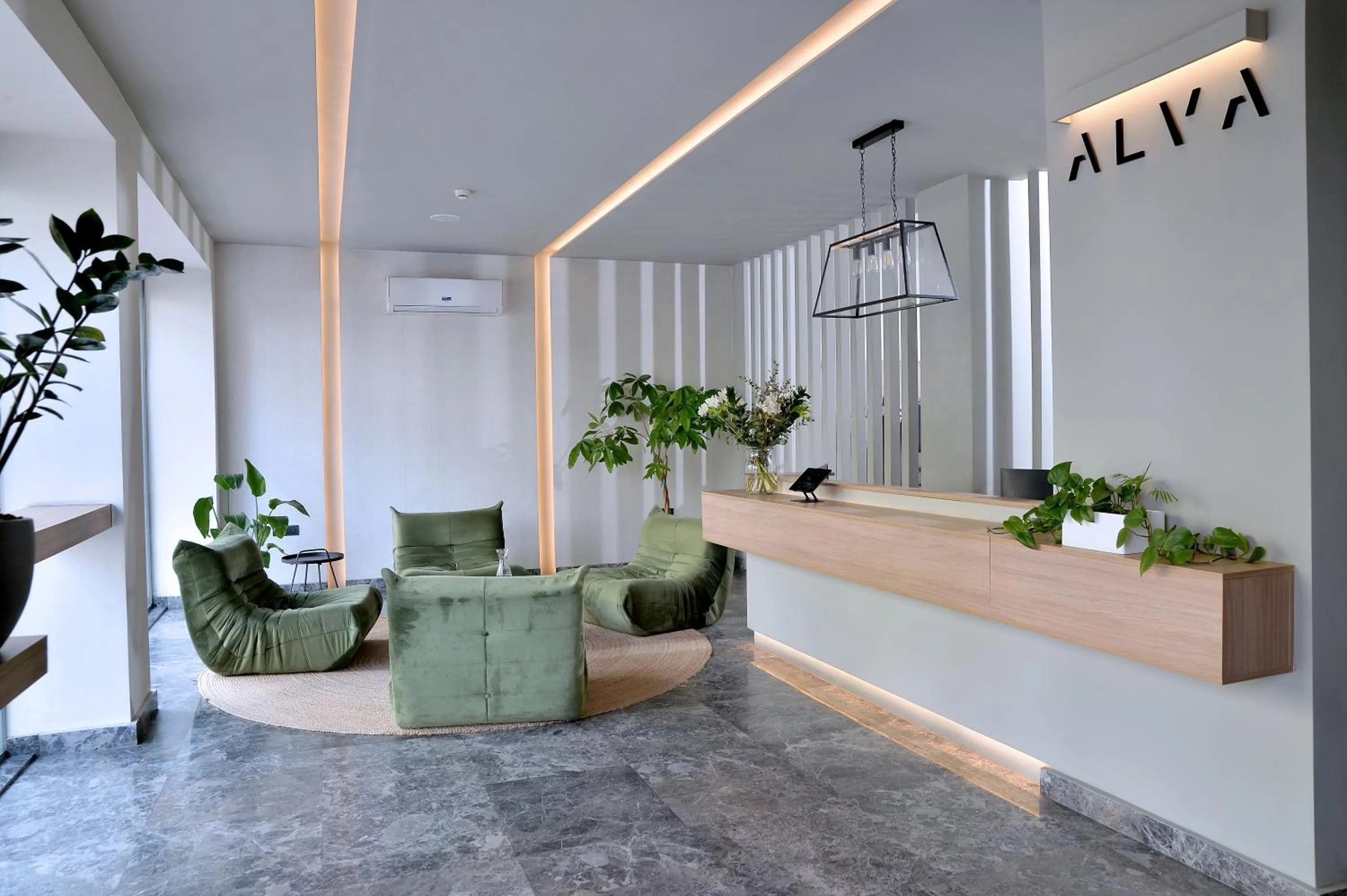 Lobby or reception in Alva Athens Hotel