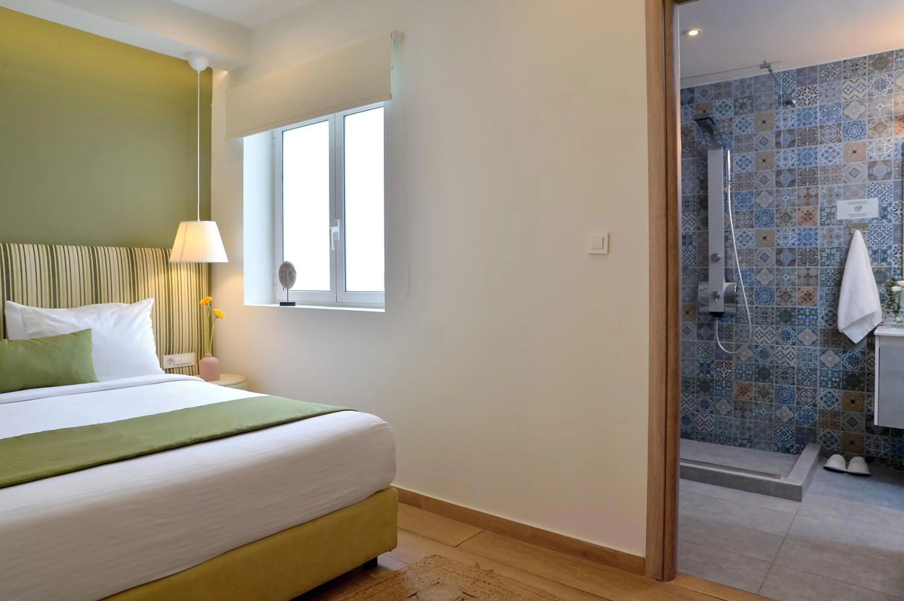 Bed in Alva Athens Hotel