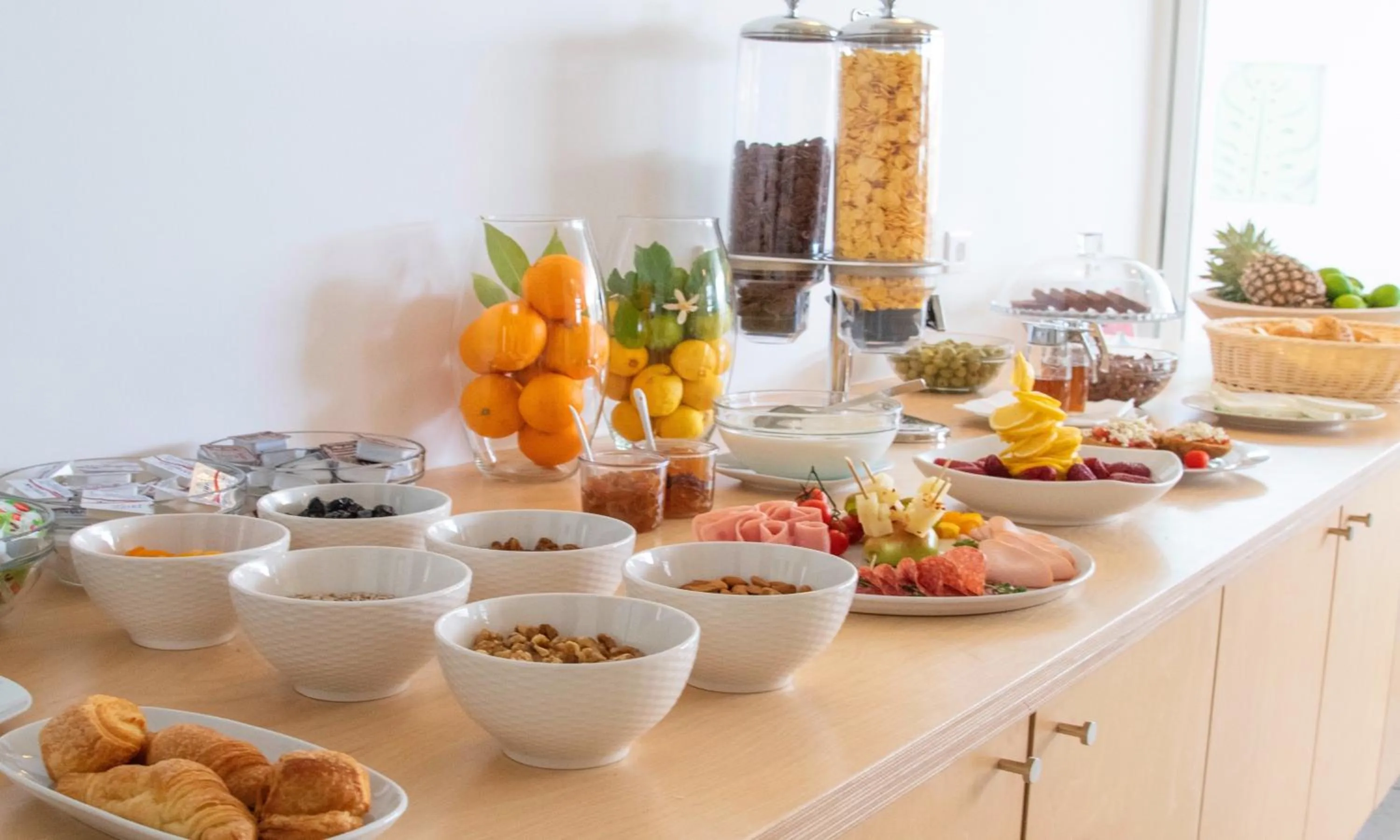 Breakfast in Elounda Garden Suites Heated Pool