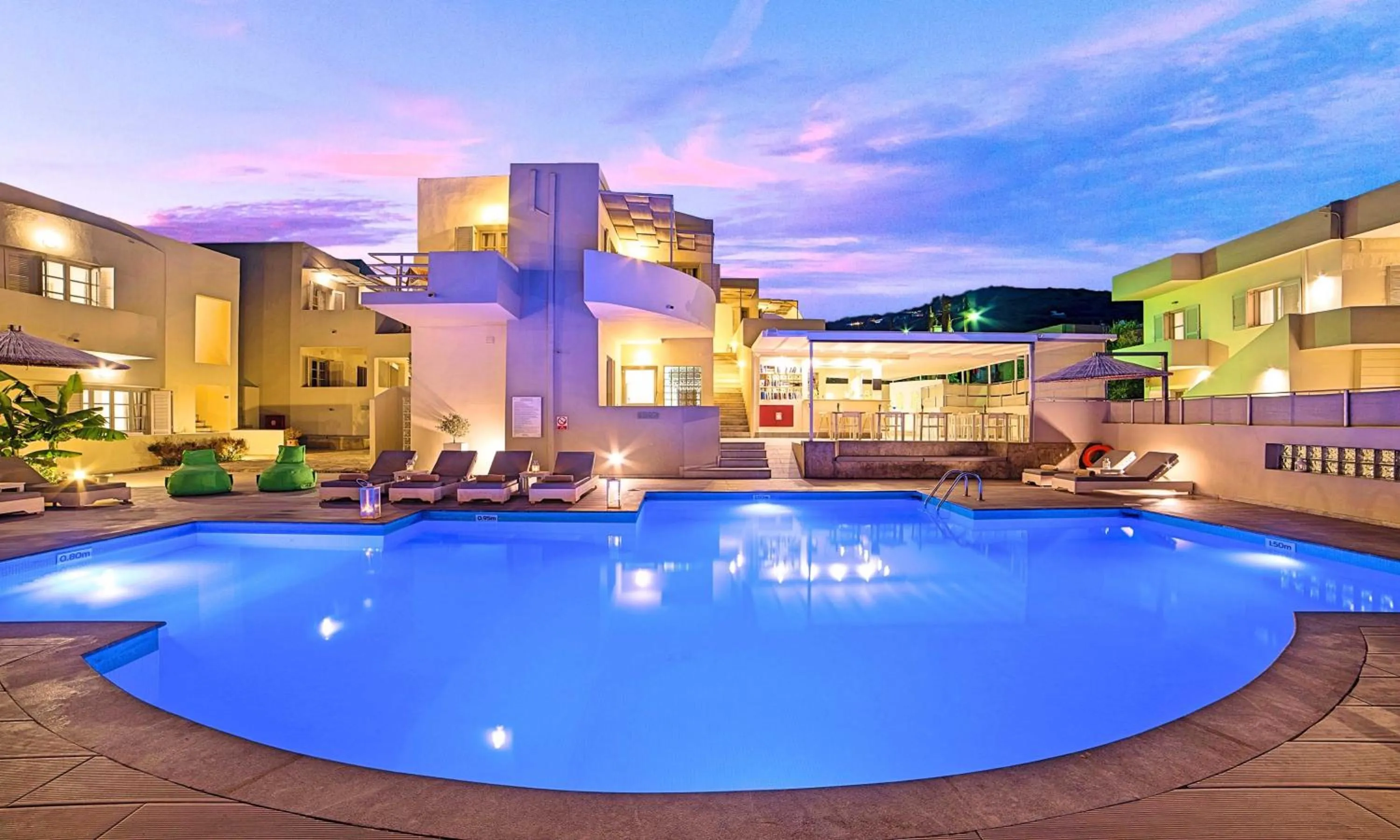 Property building in Elounda Garden Suites Heated Pool