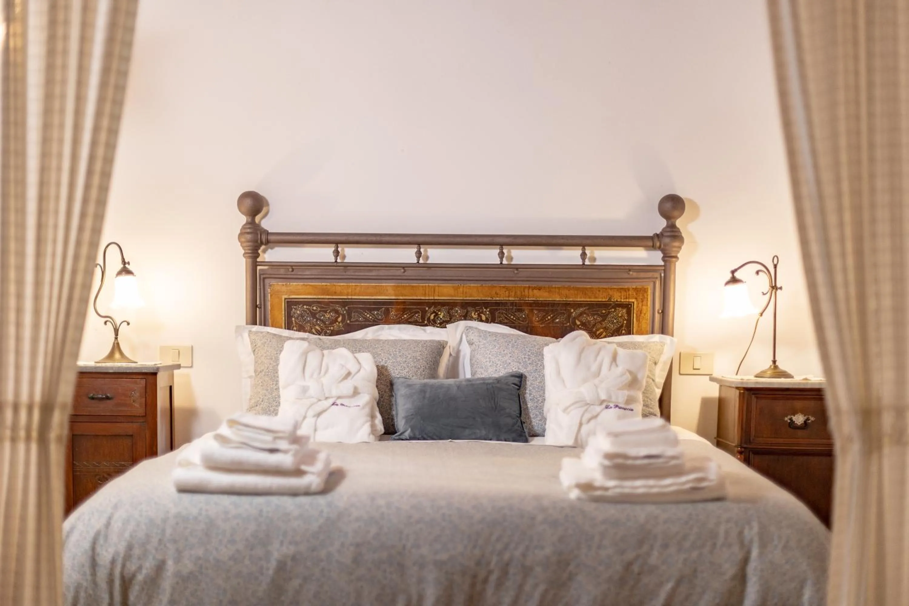 Bed in Agriturismo La Pievuccia