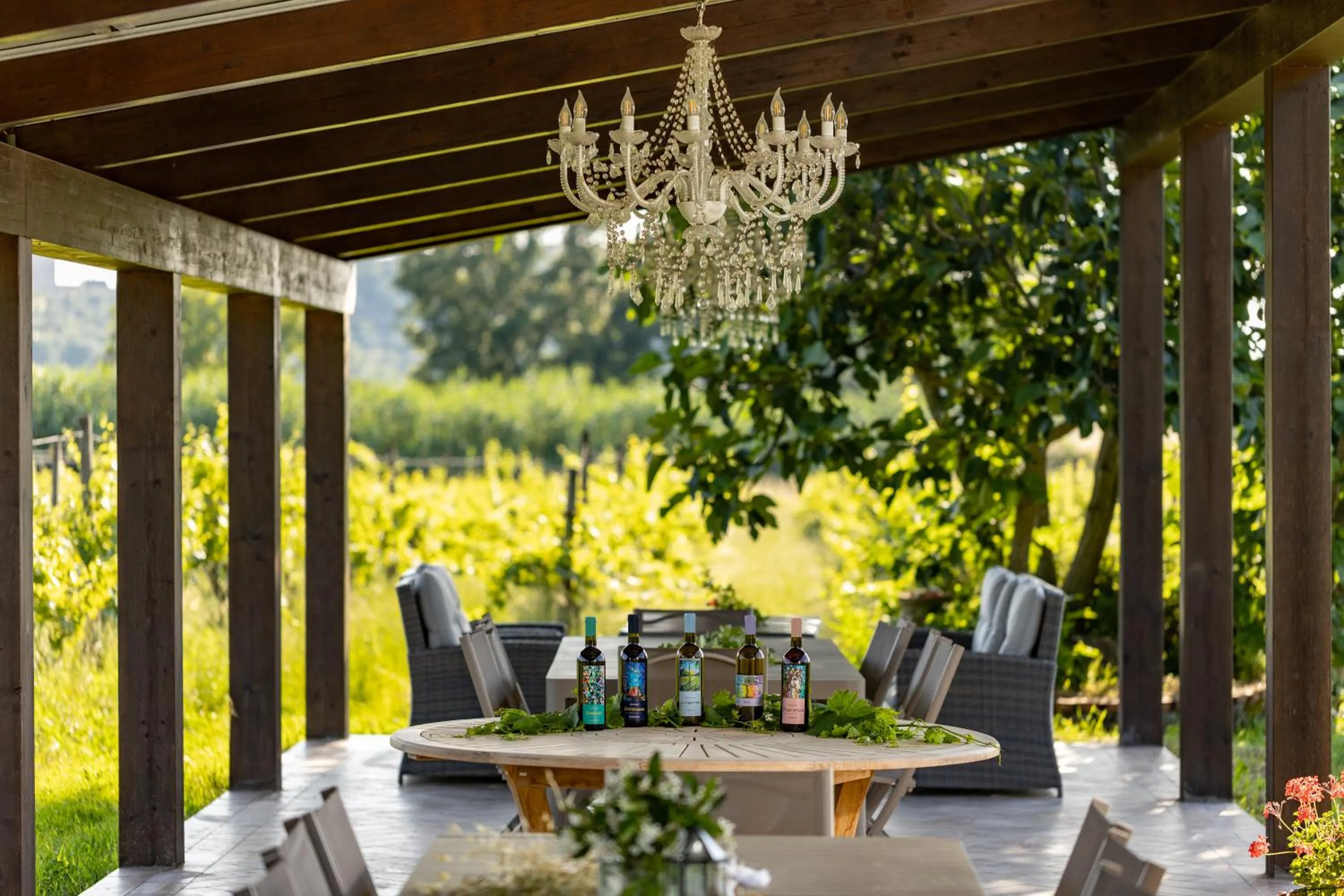 Patio in Agriturismo La Pievuccia