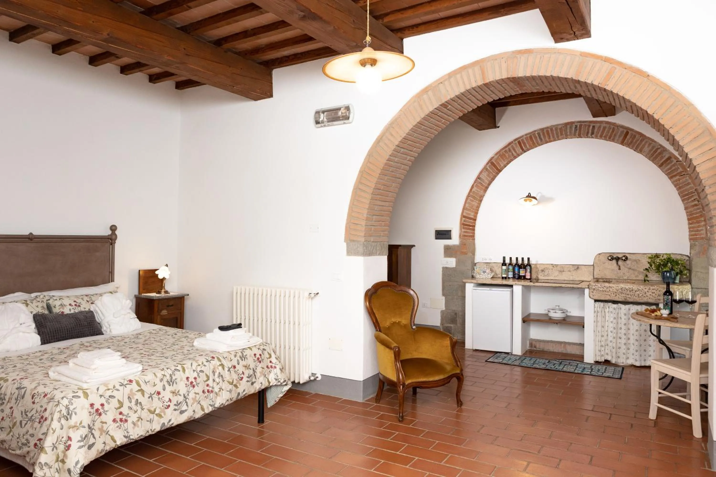 Bed in Agriturismo La Pievuccia