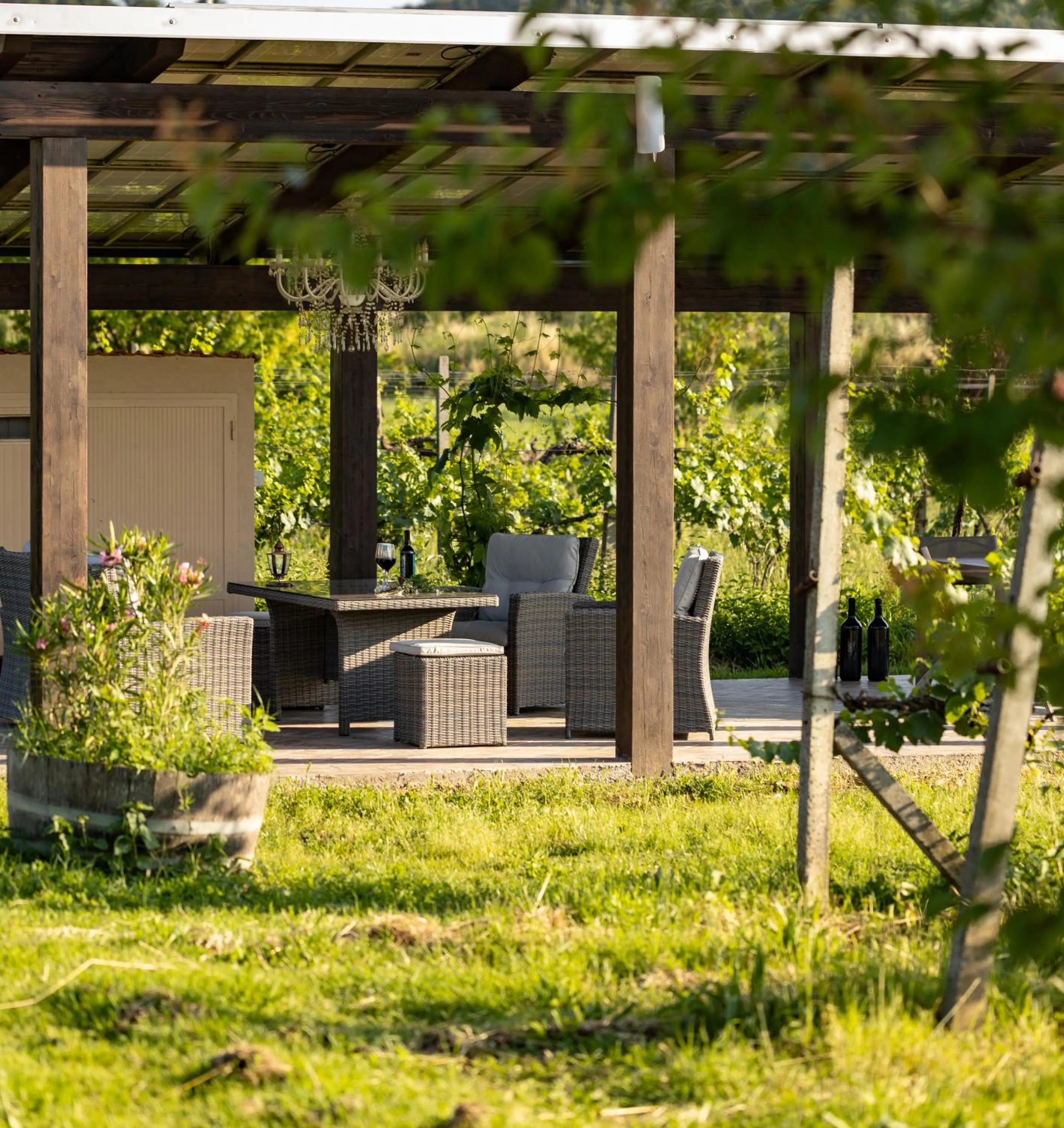 Patio in Agriturismo La Pievuccia