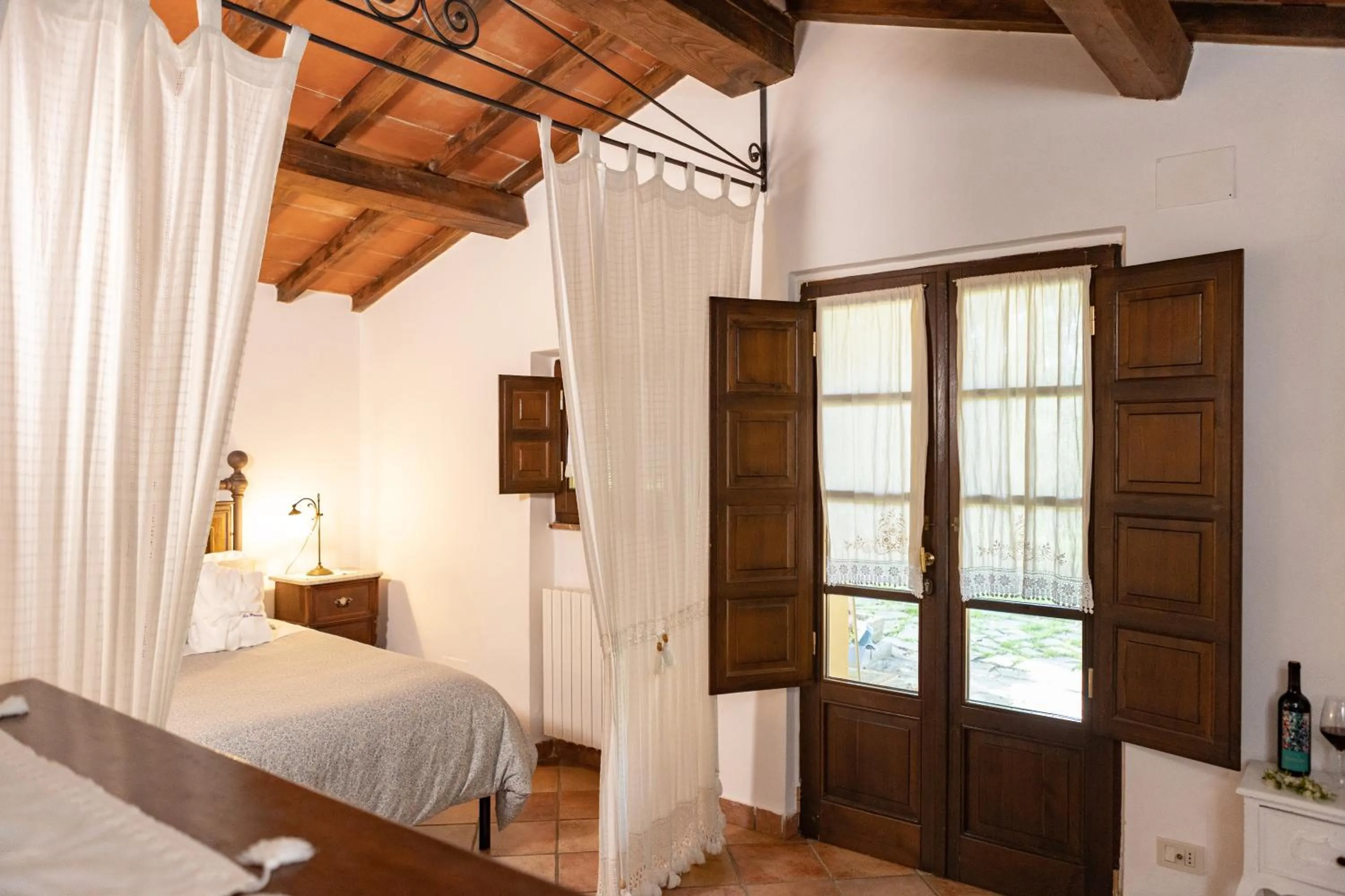 Bed in Agriturismo La Pievuccia