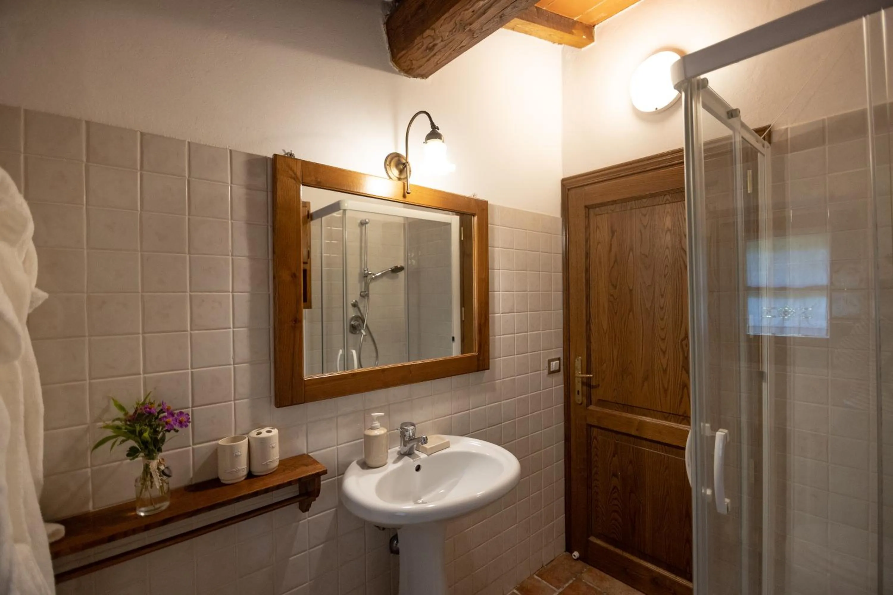 Bathroom in Agriturismo La Pievuccia