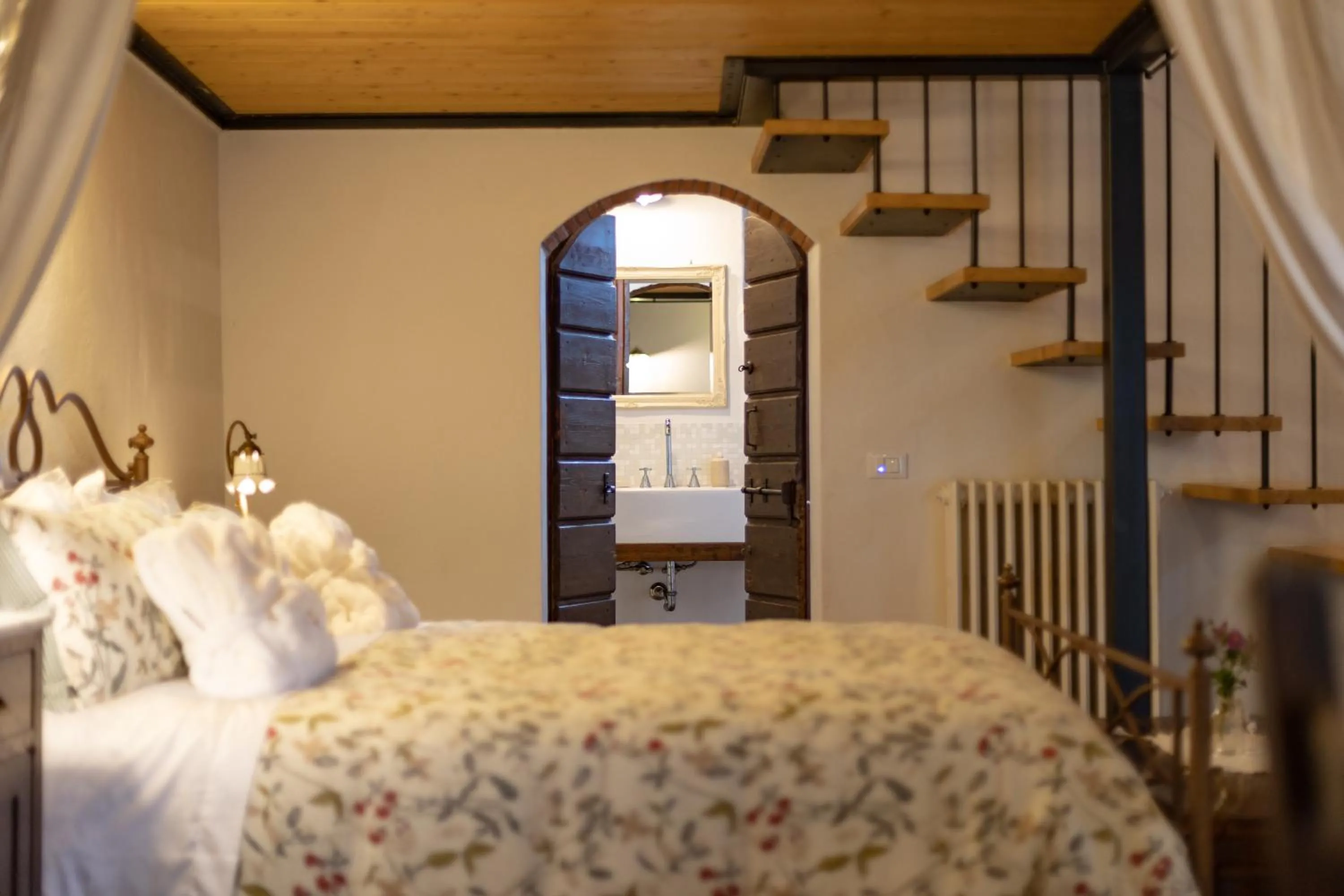 Bed in Agriturismo La Pievuccia