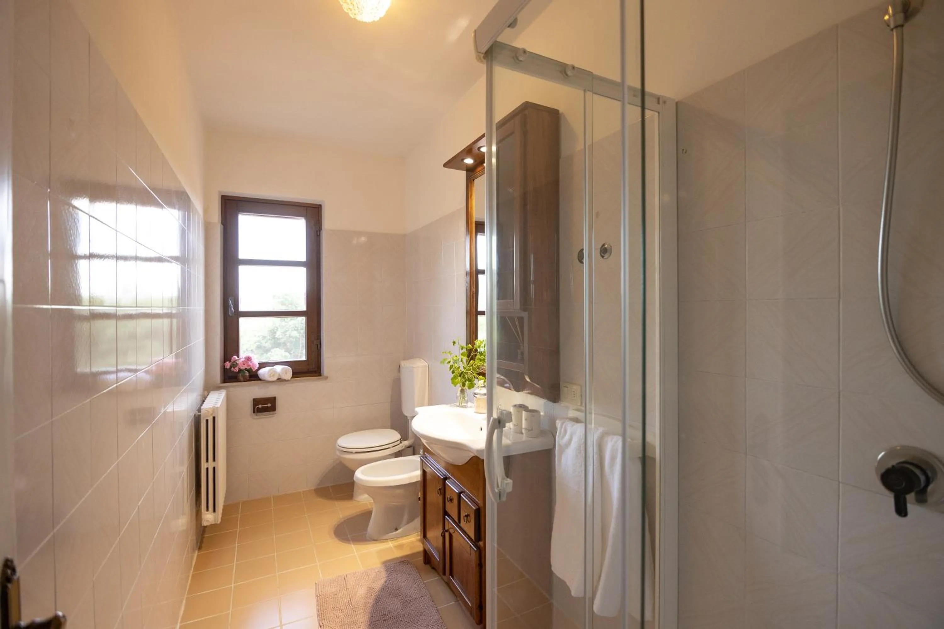 Shower in Agriturismo La Pievuccia