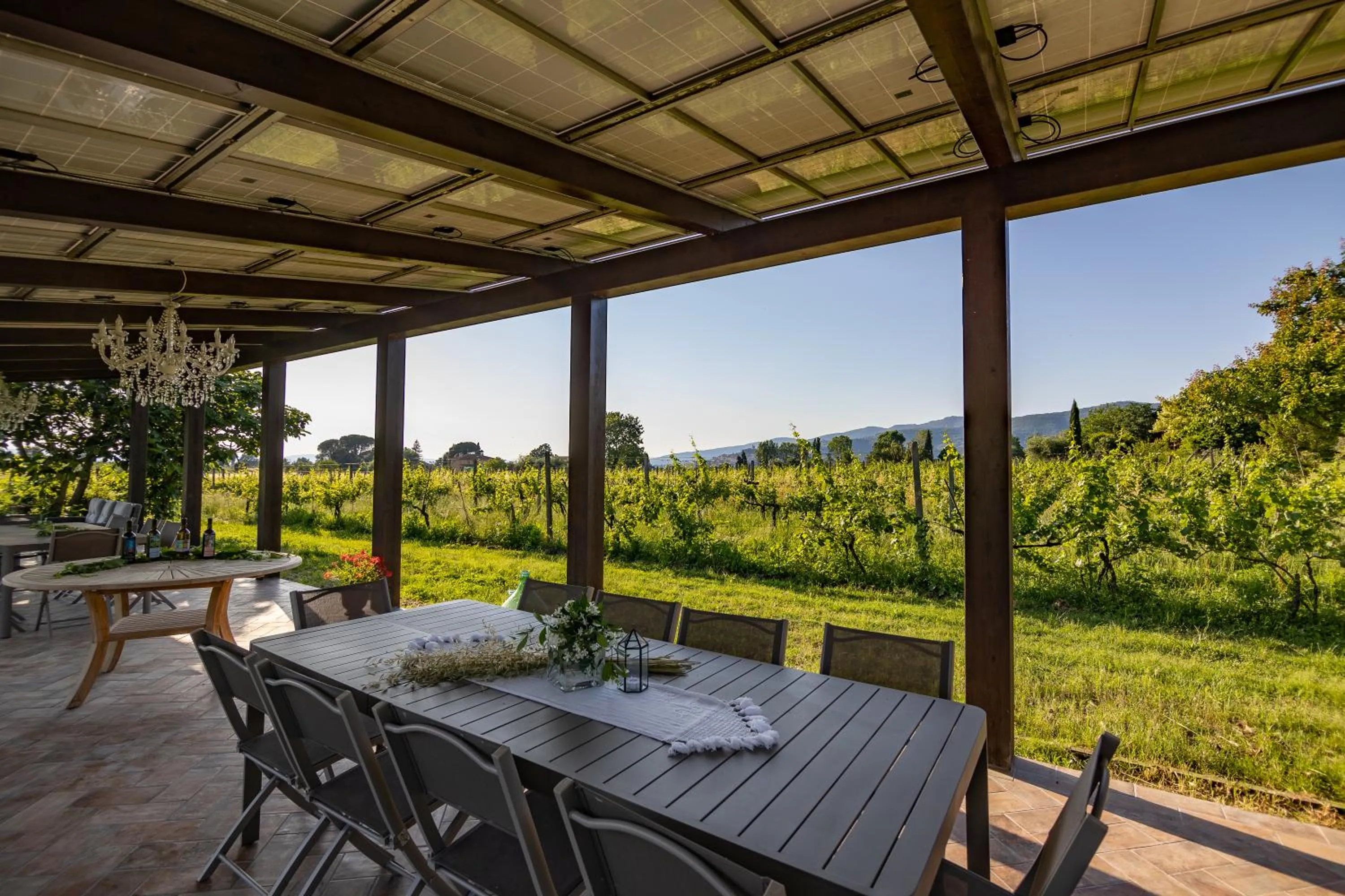 Patio in Agriturismo La Pievuccia