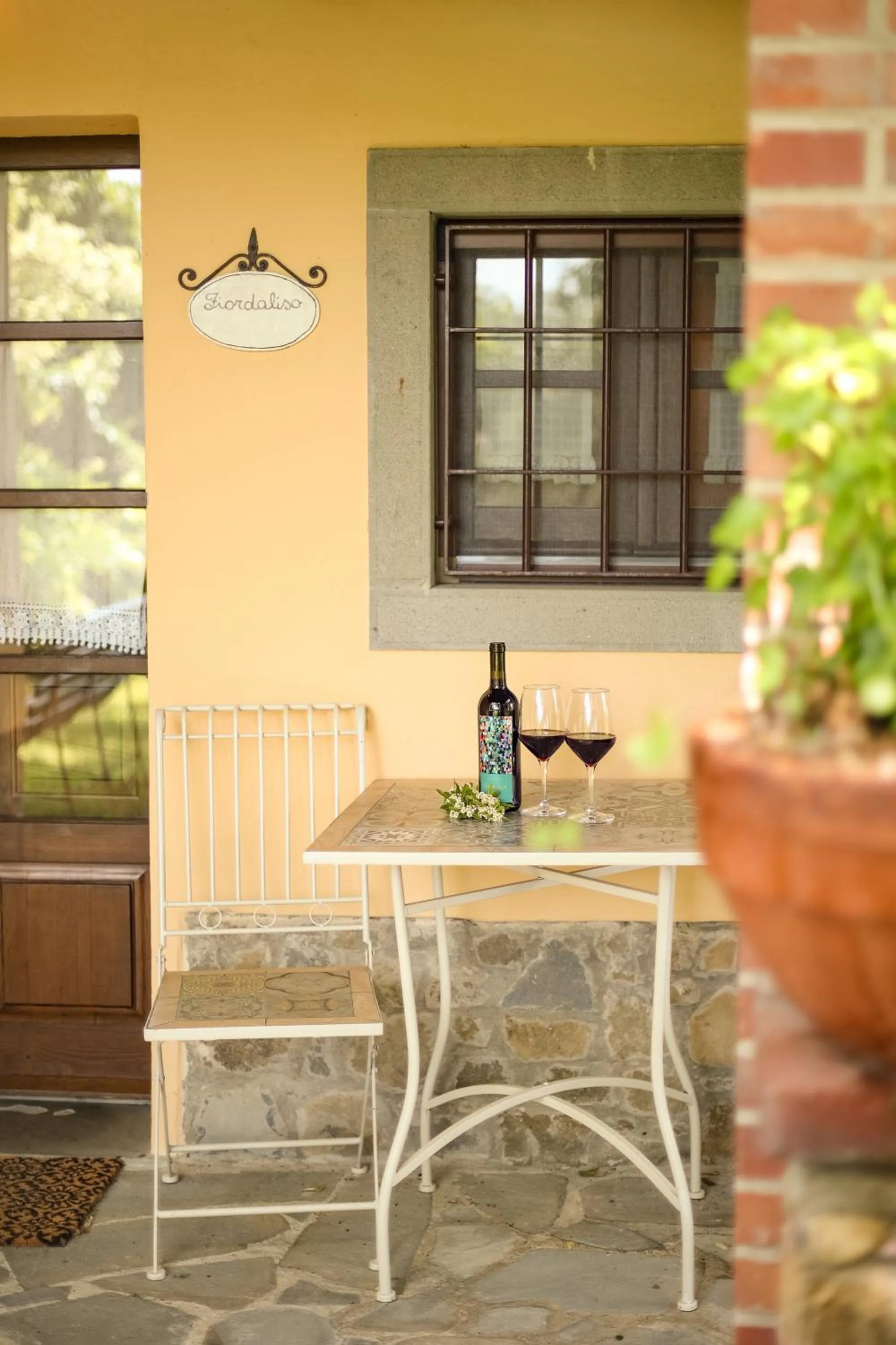 Patio in Agriturismo La Pievuccia