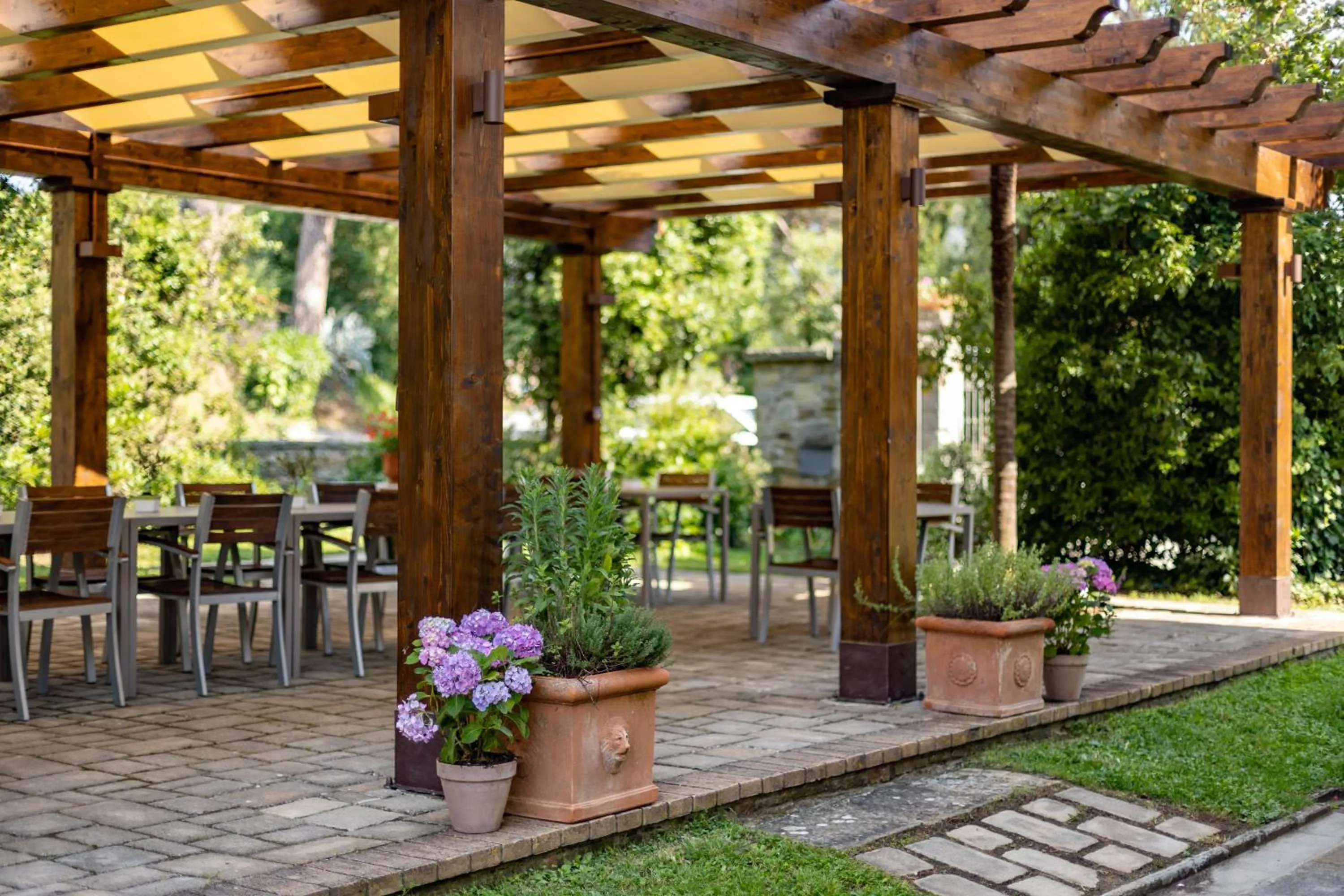 Patio in Agriturismo La Pievuccia