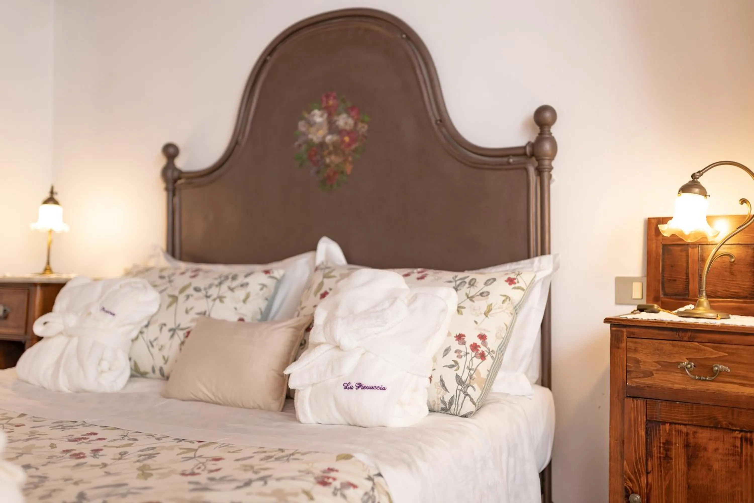 Bed in Agriturismo La Pievuccia