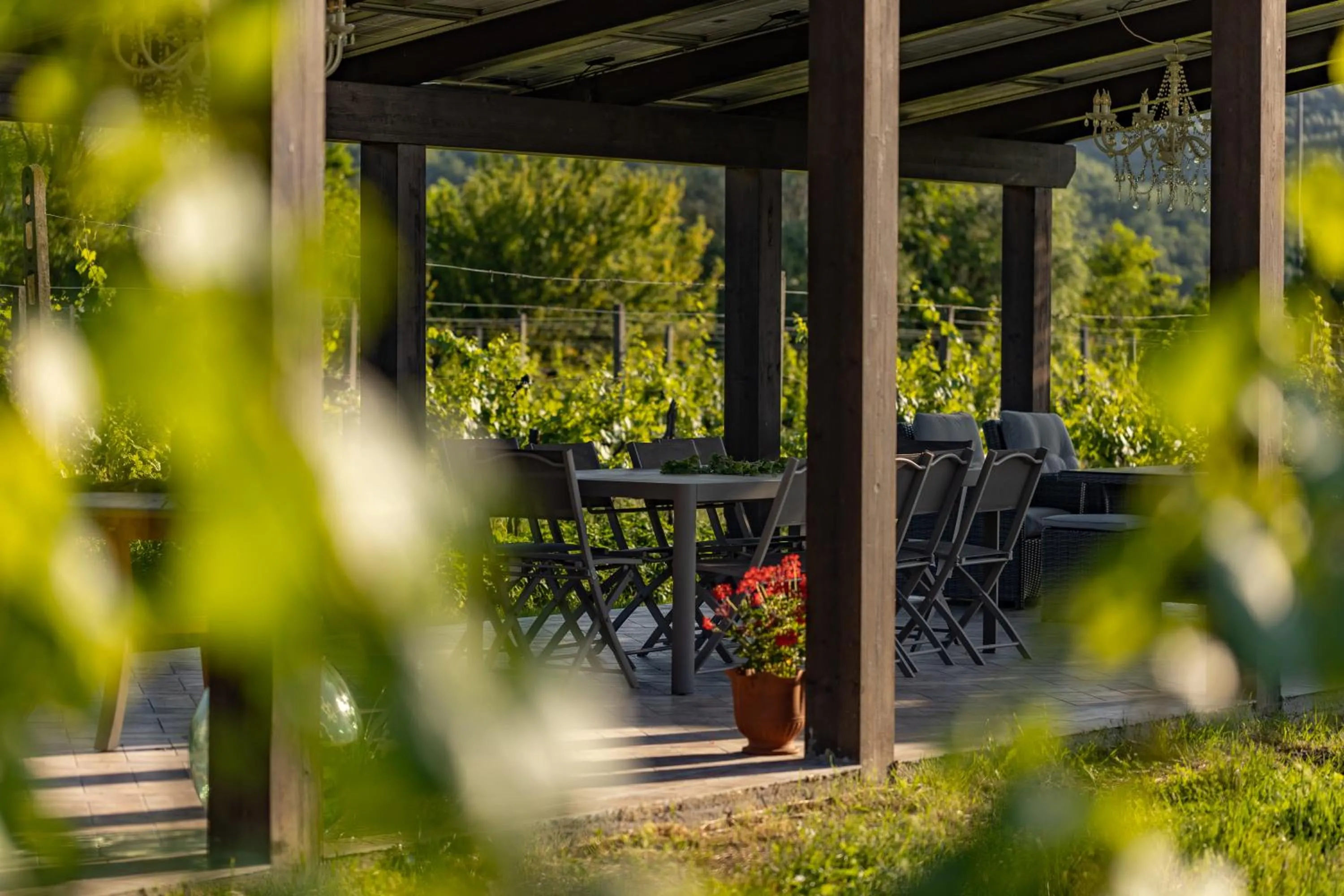 Patio in Agriturismo La Pievuccia