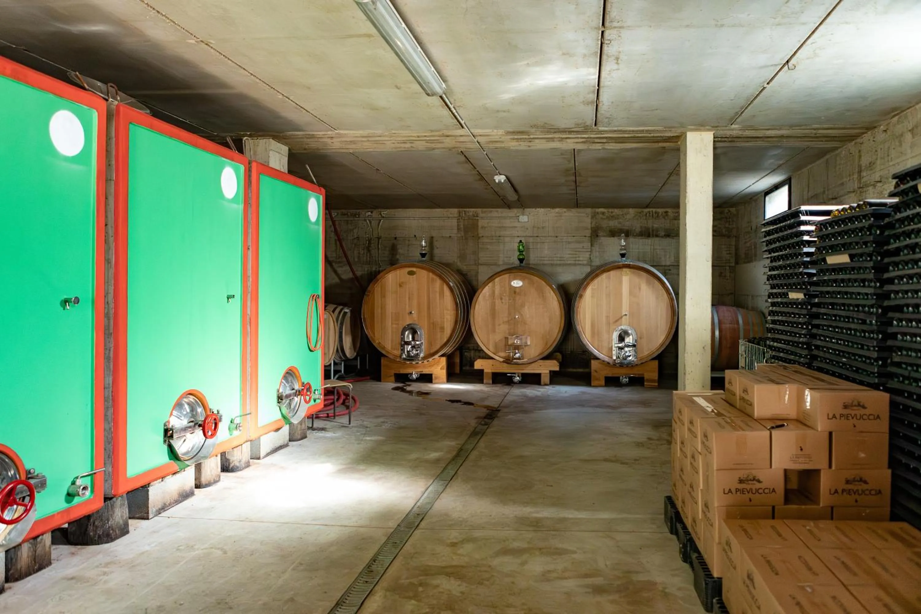 Alcoholic drinks in Agriturismo La Pievuccia
