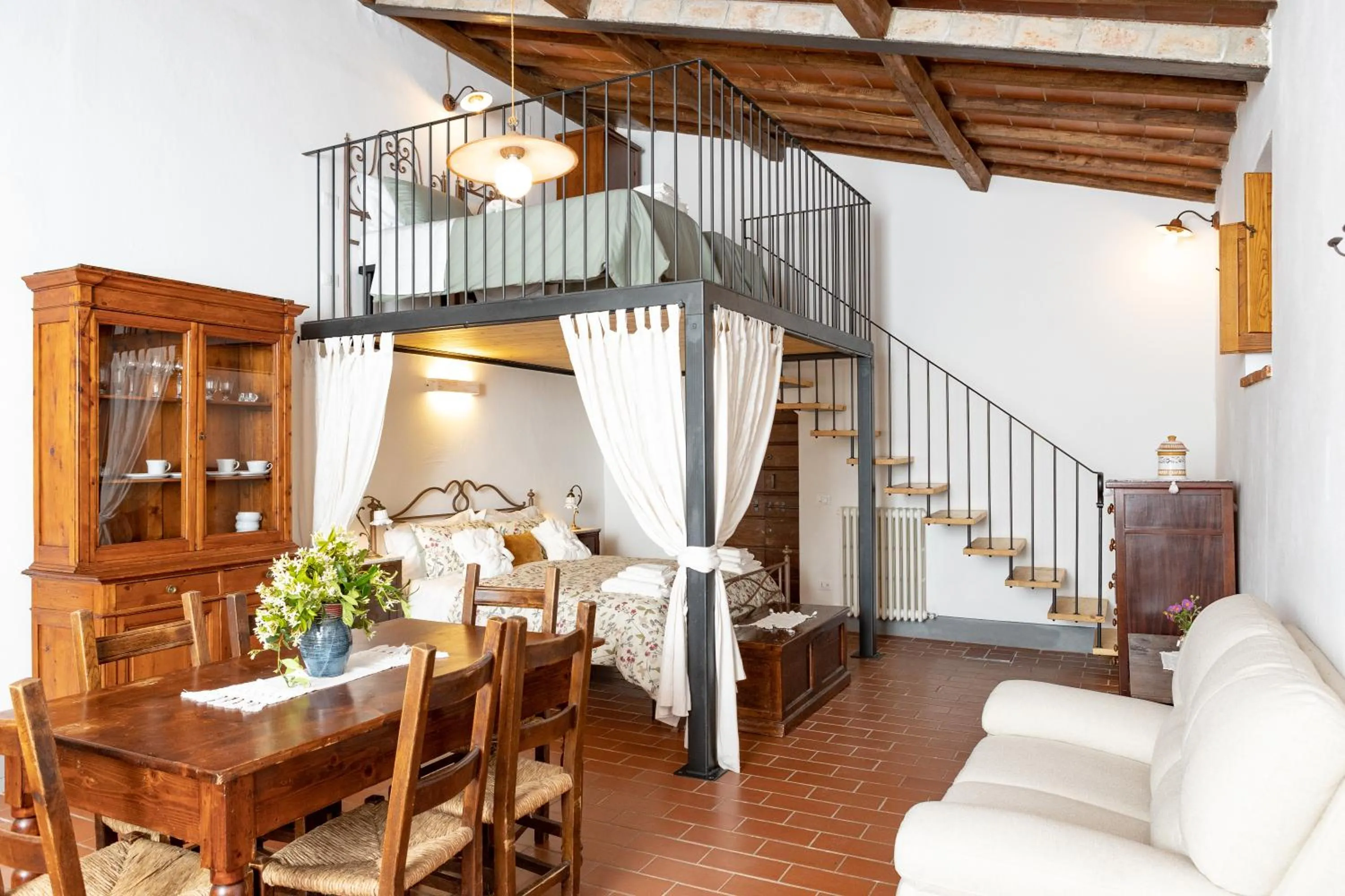 Living room in Agriturismo La Pievuccia