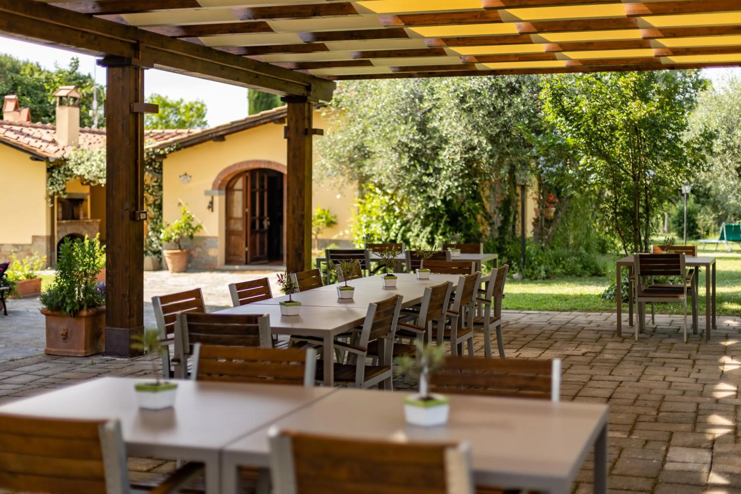 Patio in Agriturismo La Pievuccia