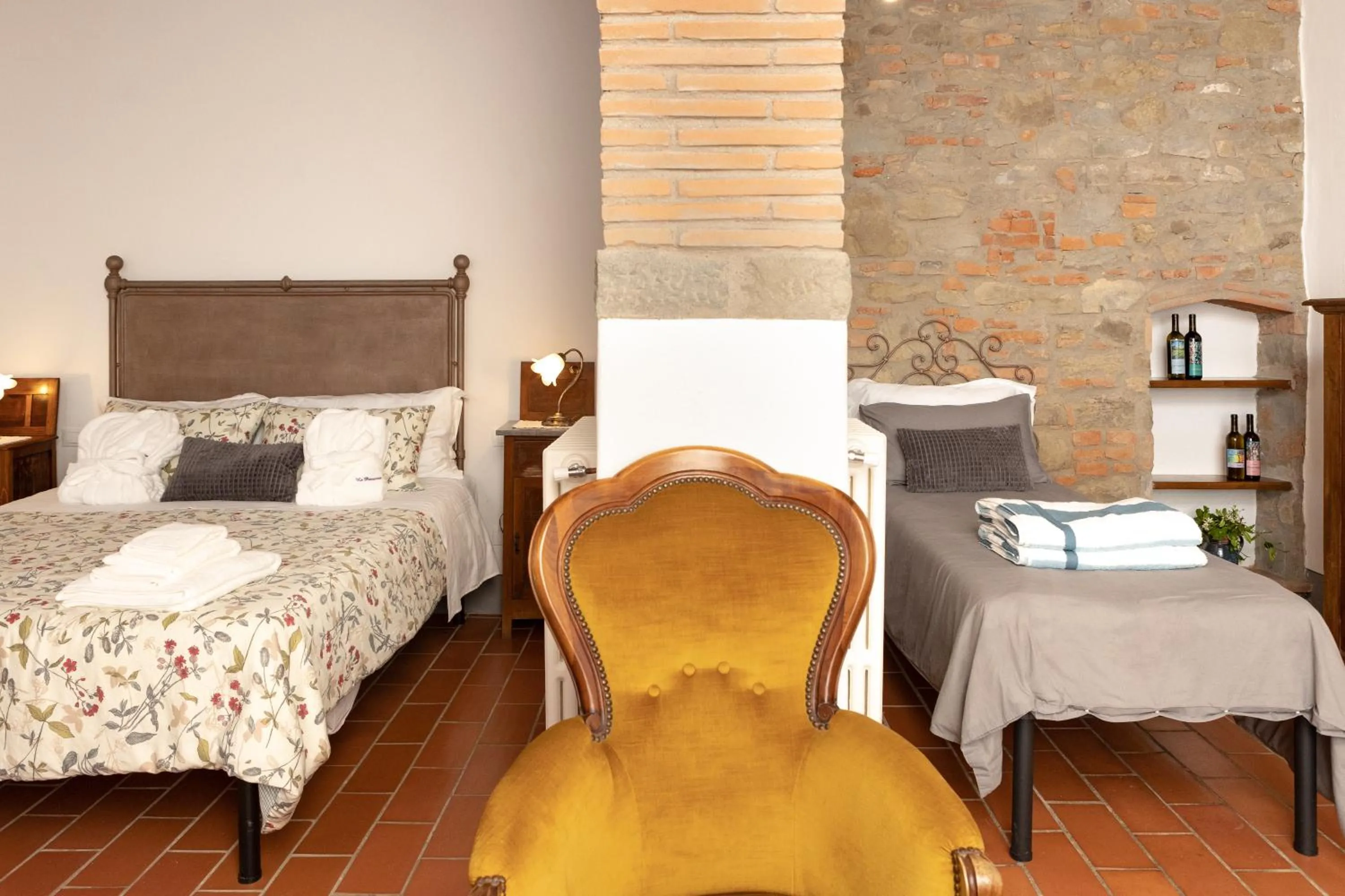 Bed in Agriturismo La Pievuccia