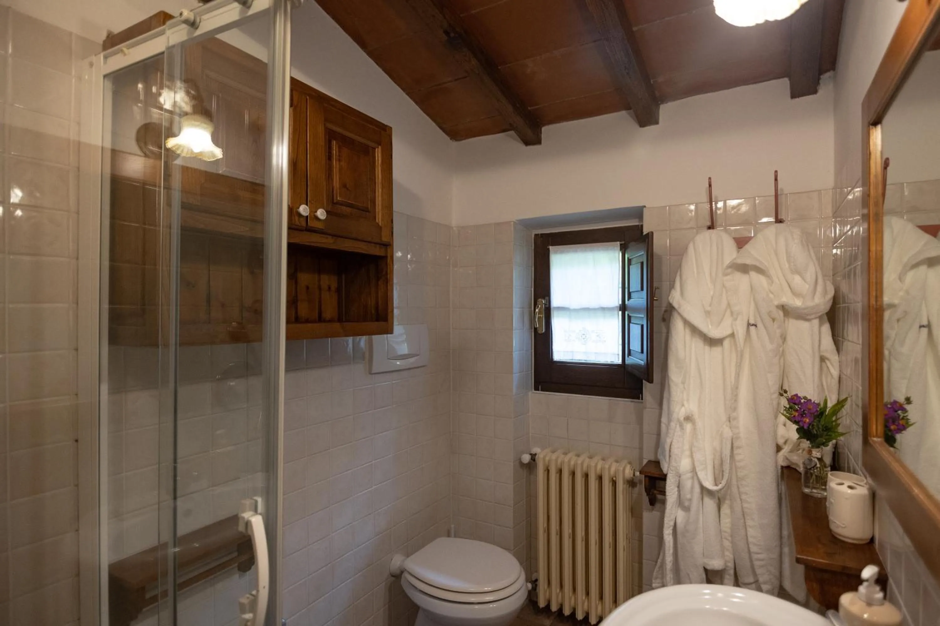 Shower in Agriturismo La Pievuccia
