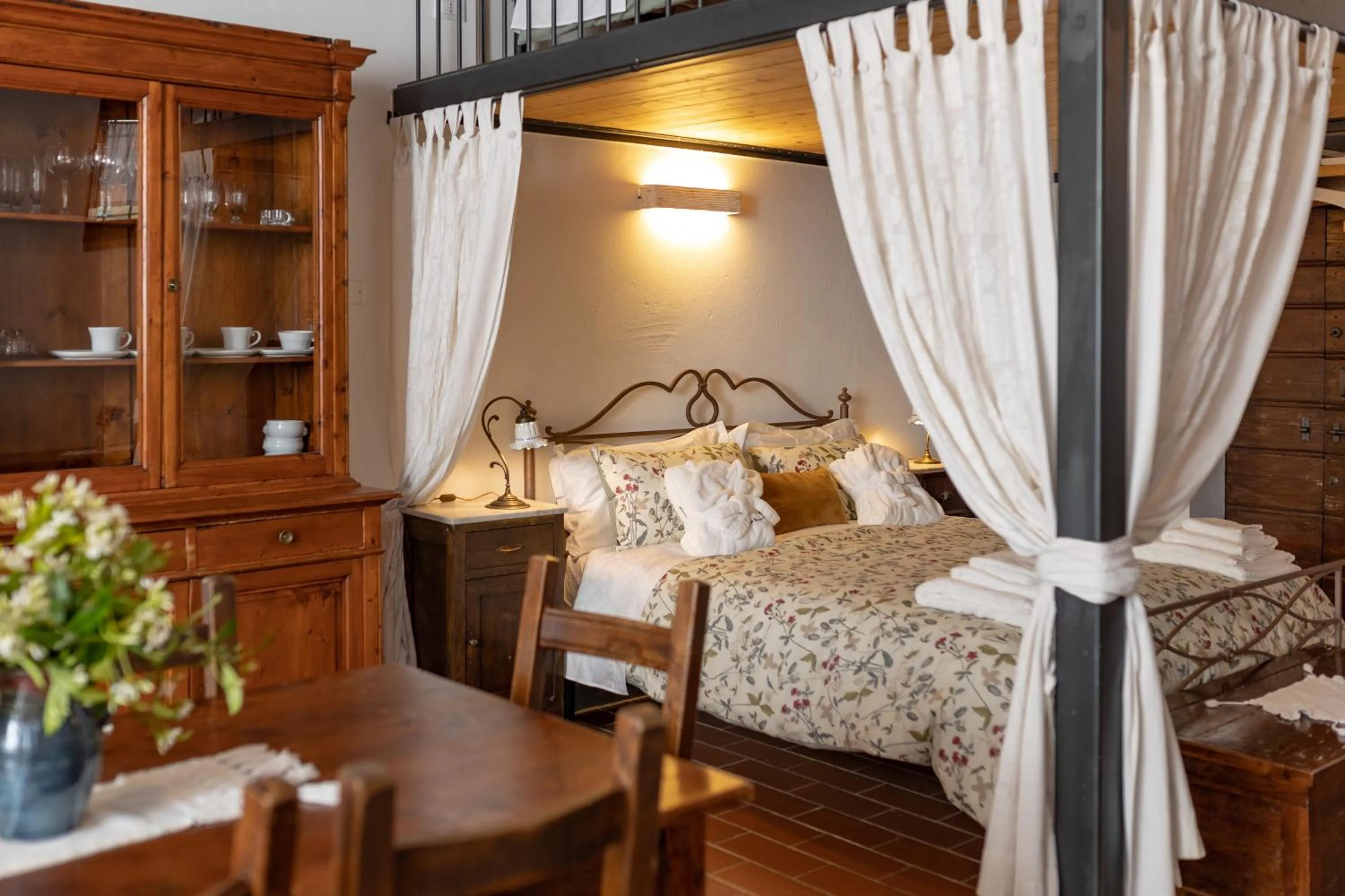 Bed in Agriturismo La Pievuccia