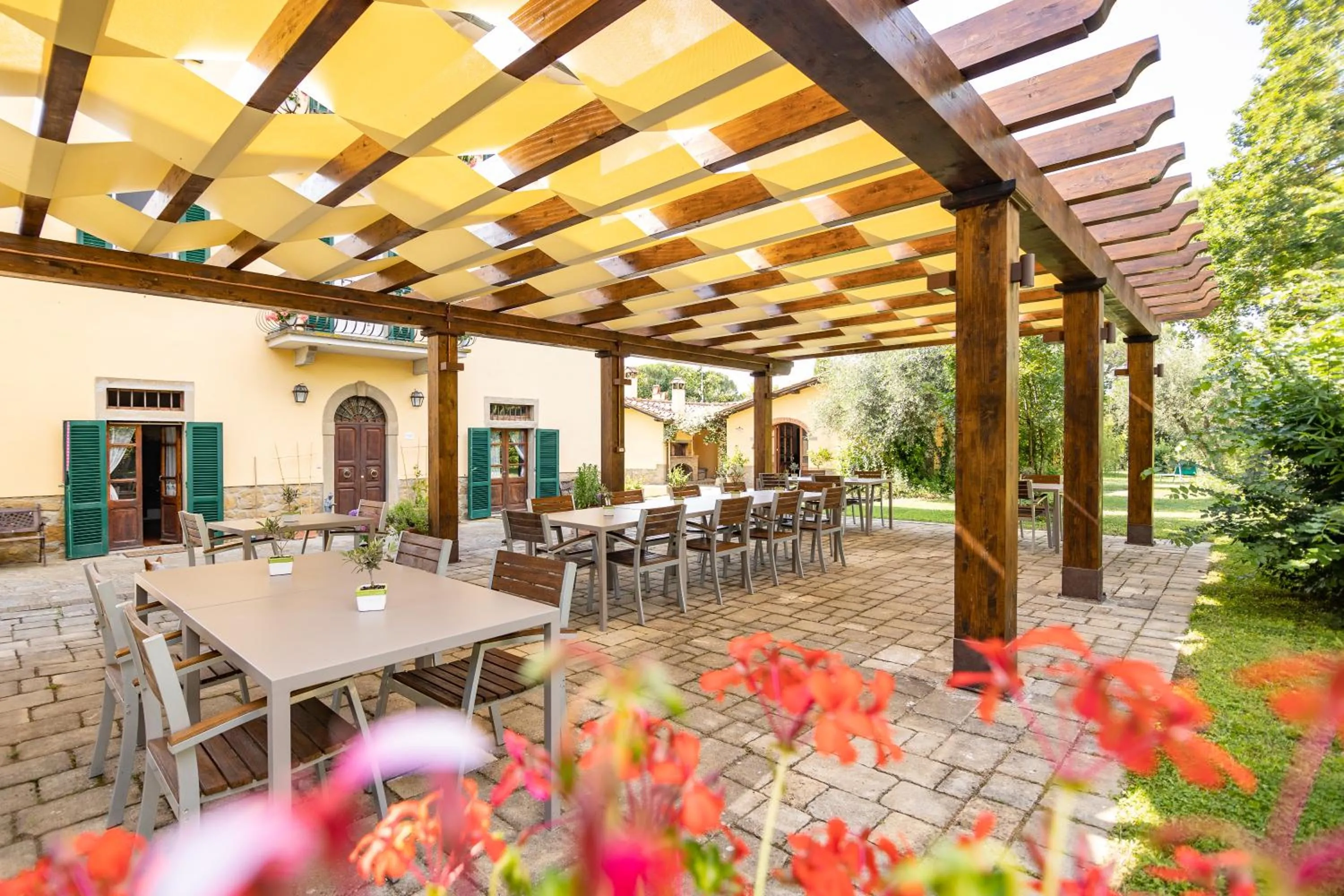 Patio in Agriturismo La Pievuccia