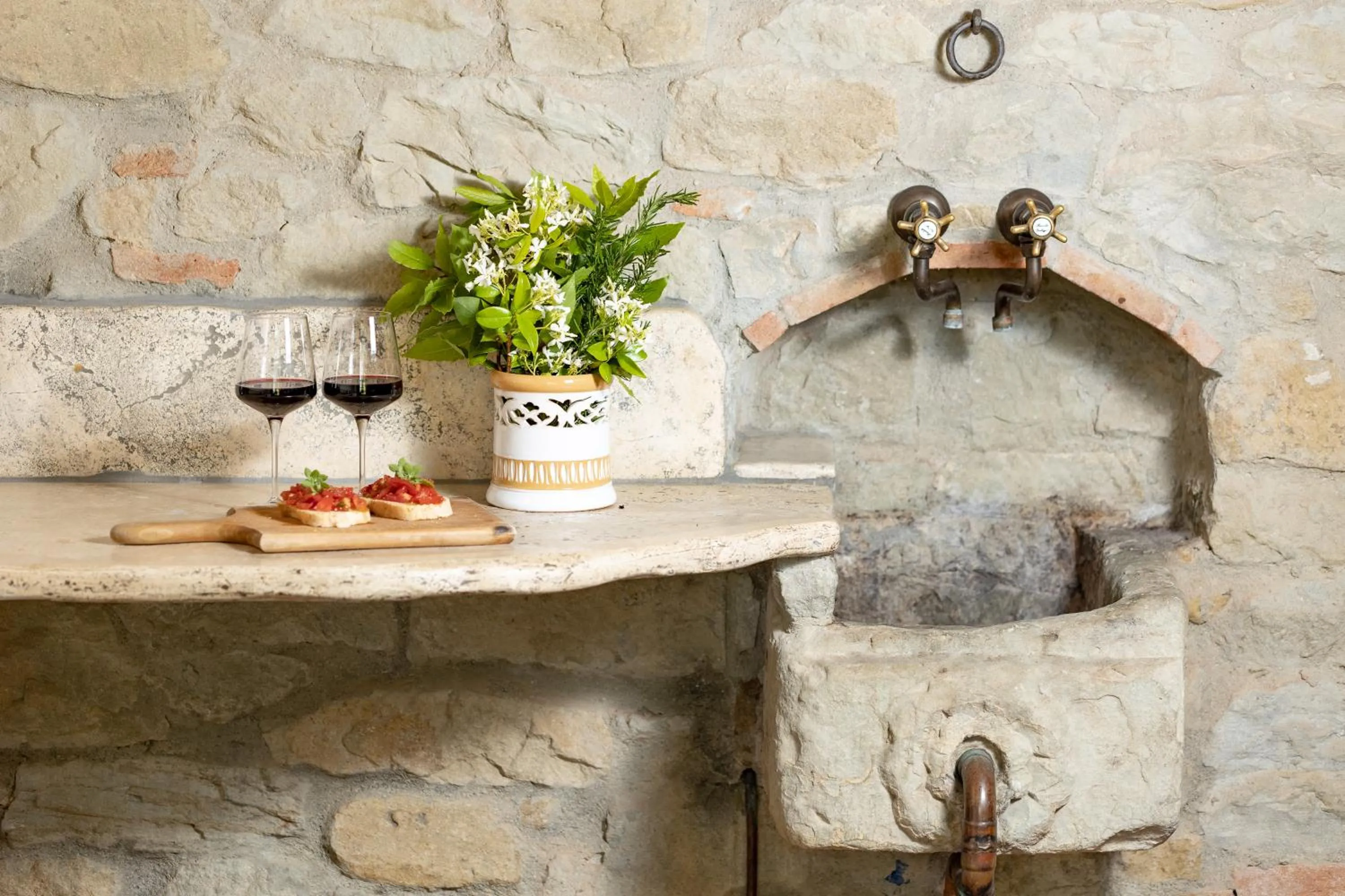 Decorative detail in Agriturismo La Pievuccia
