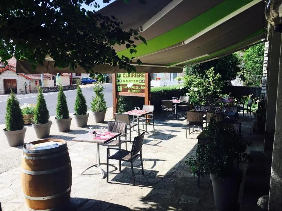 Balcony/Terrace in Hôtel La Clairière