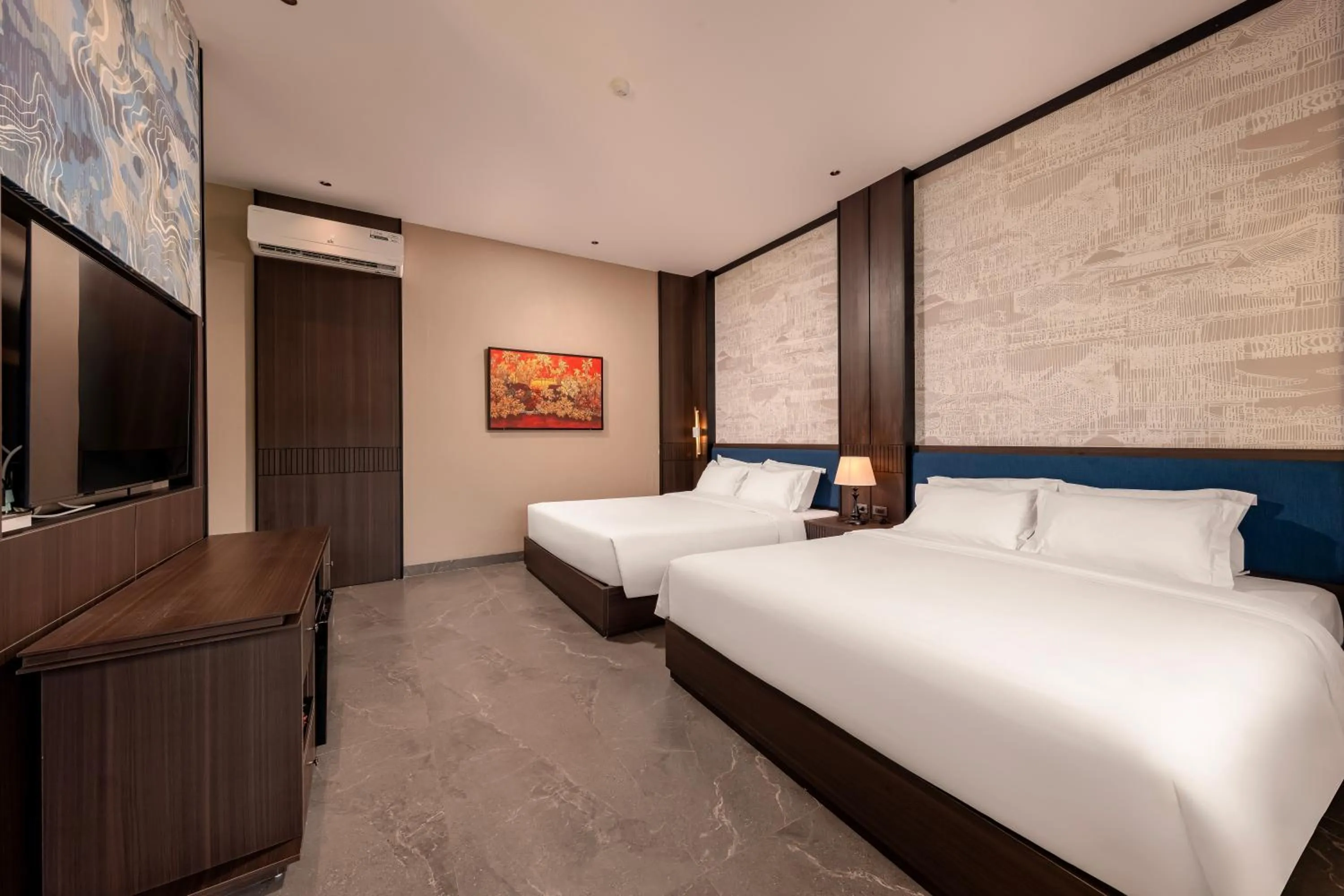 Bed in Tam Coc Center Luxury Hotel & Villa