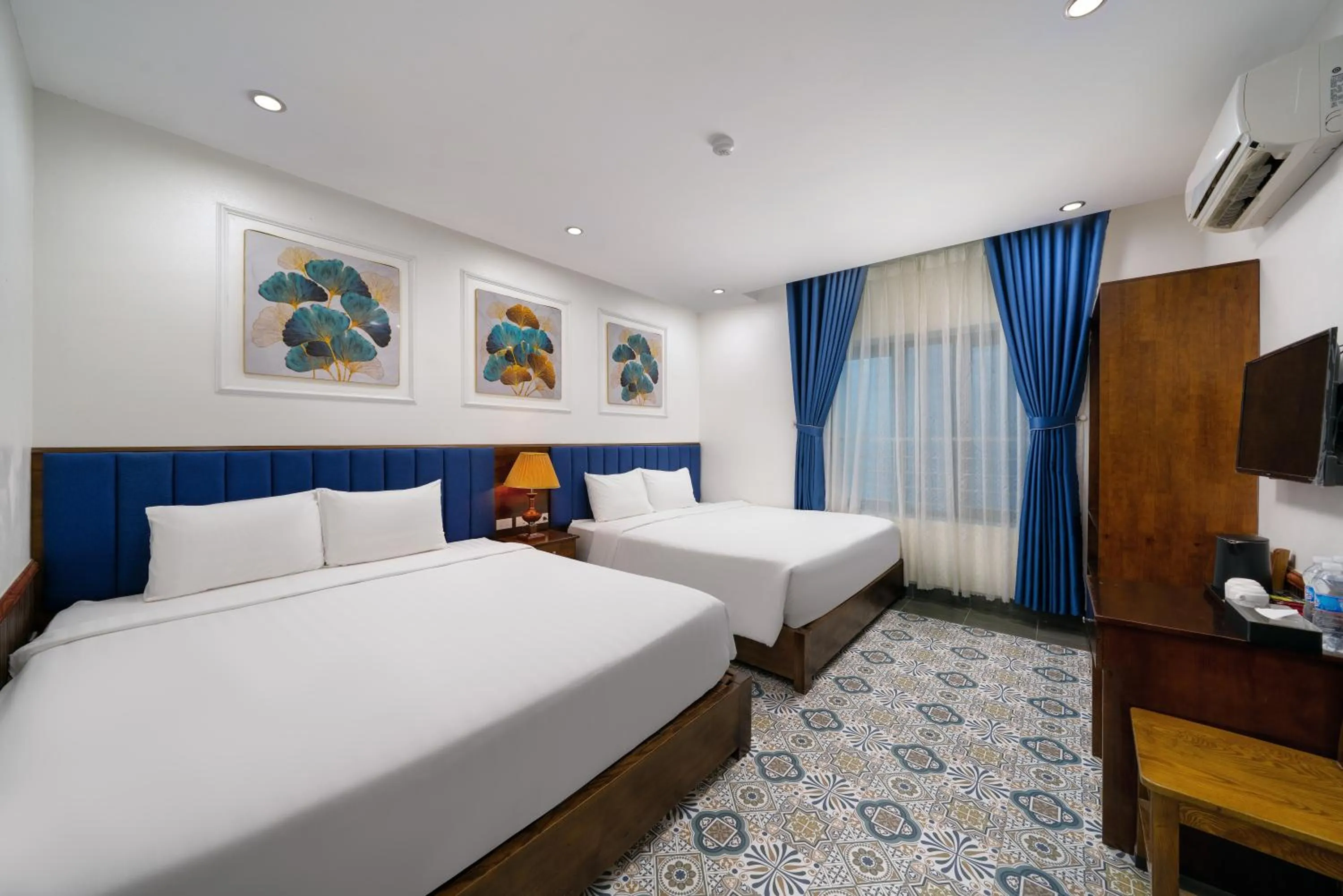 Bed in Tam Coc Center Luxury Hotel & Villa