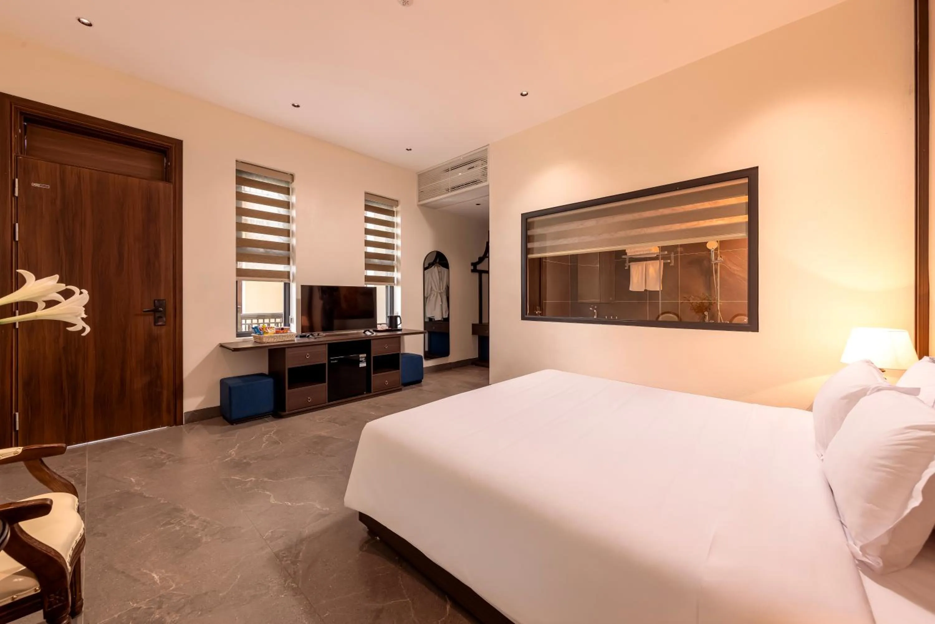 Bed in Tam Coc Center Luxury Hotel & Villa