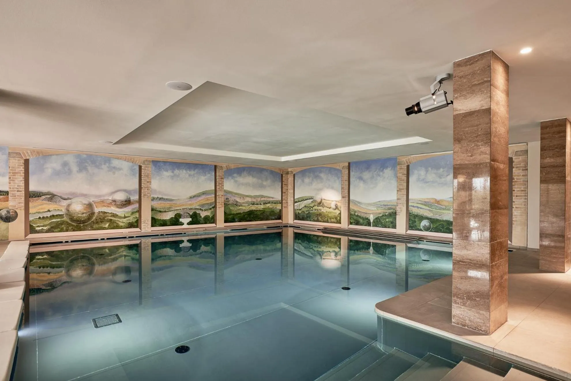 Pool view in Borgo Lanciano