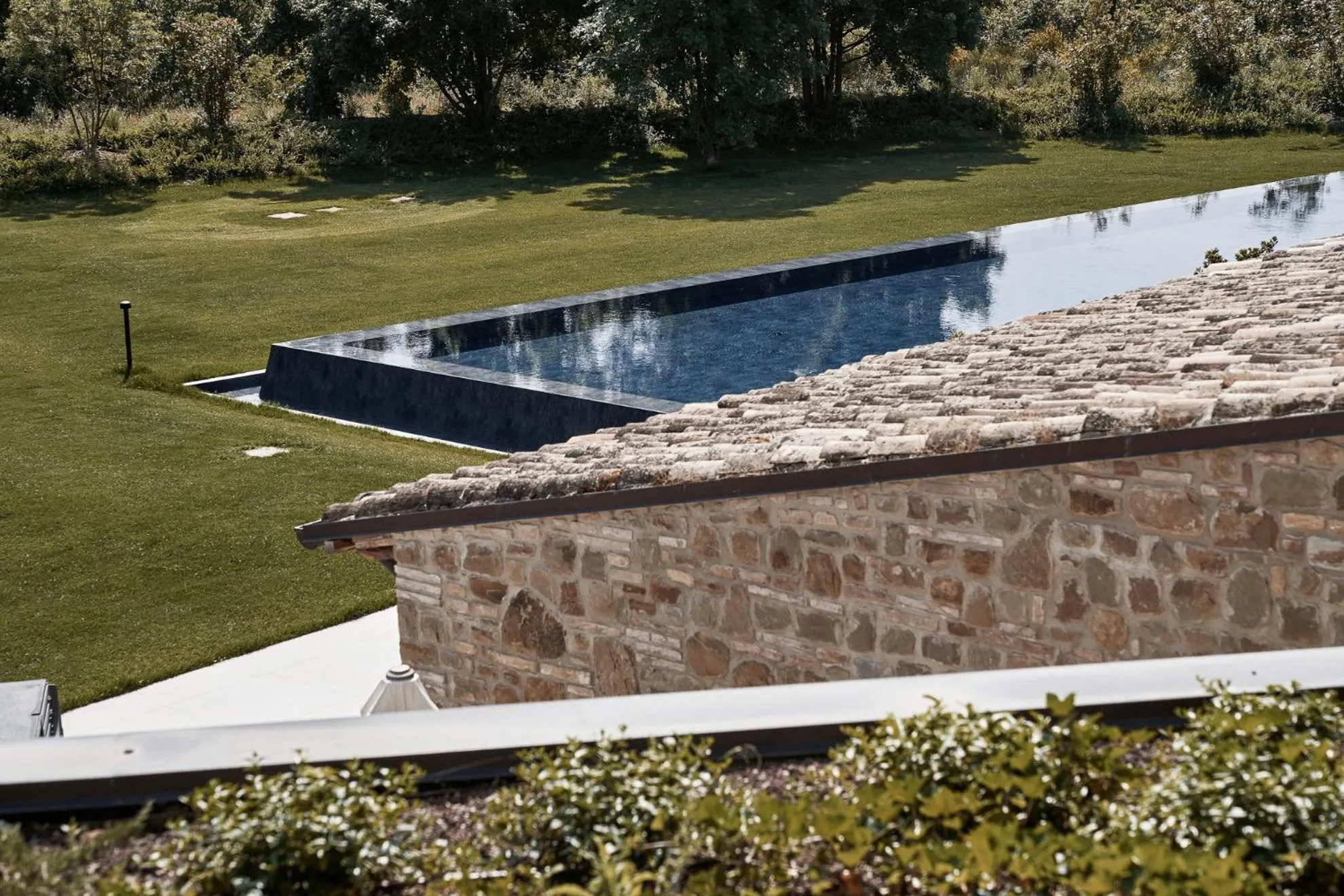 Pool view in Borgo Lanciano