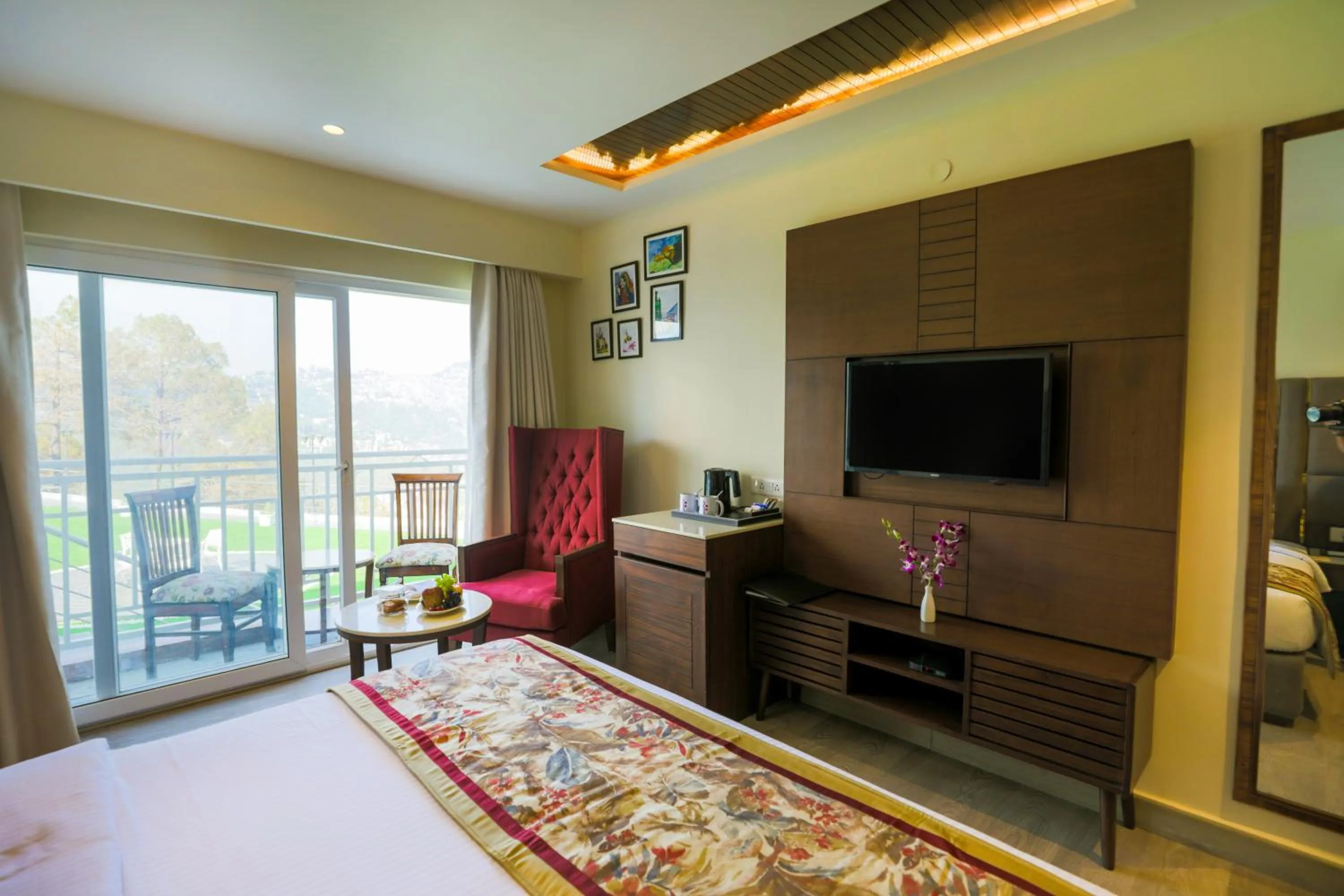 Seating area in Regenta Hilltop Shimla