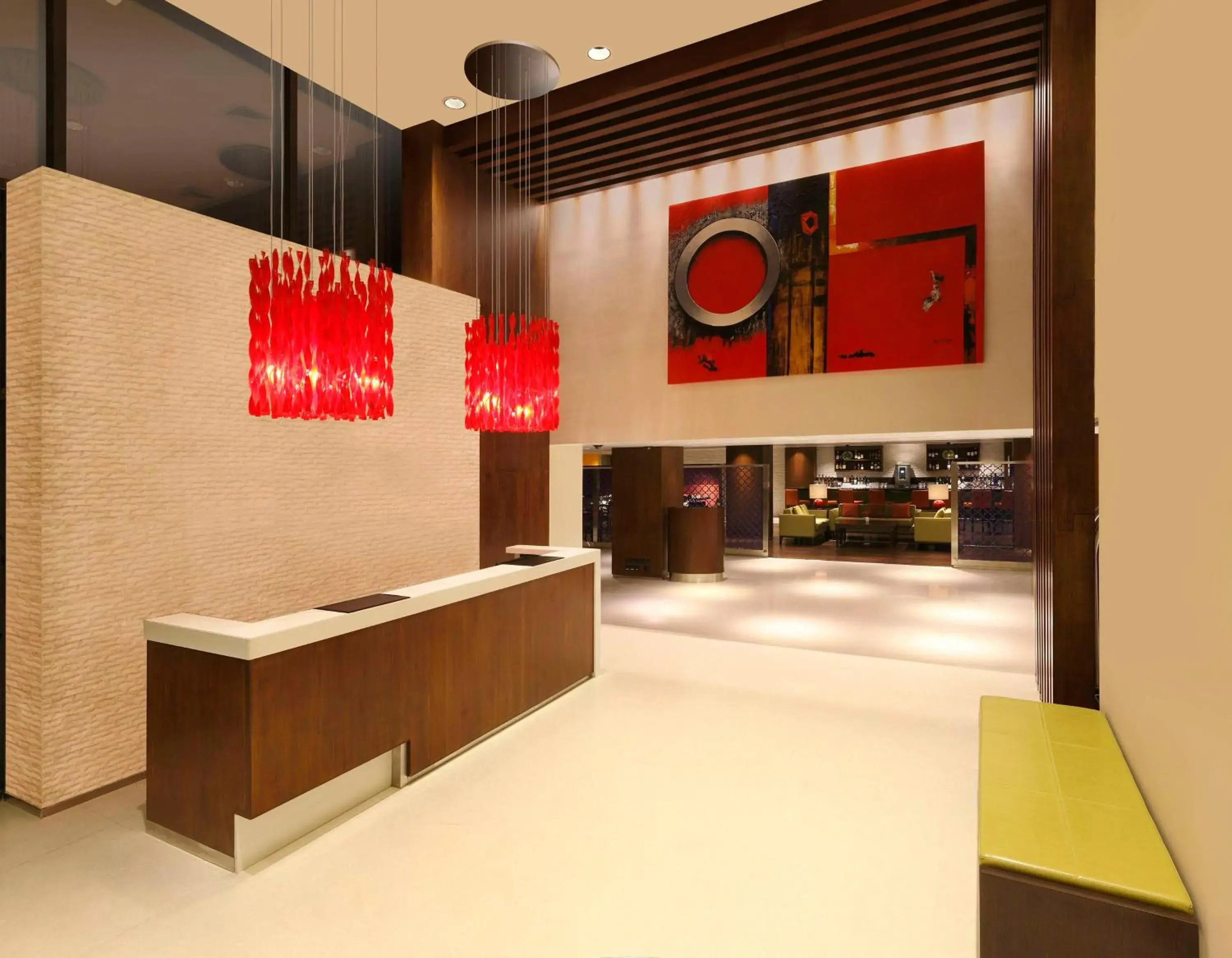 Lobby or reception in Hilton Garden Inn, Trivandrum Lobby or reception in Hilton Garden Inn, Trivandrum