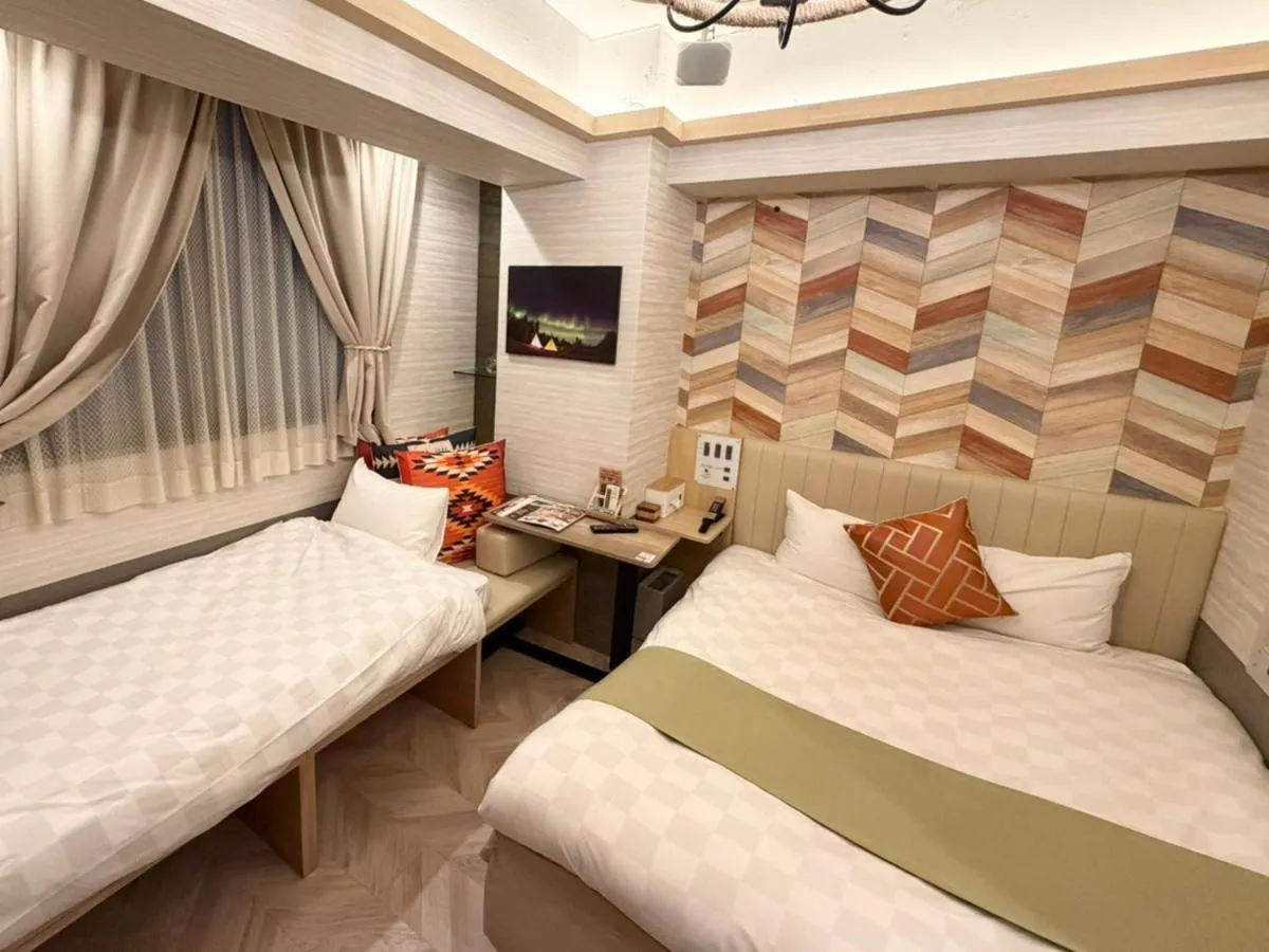 Bed in Hotel BaliAn Resort Shinjuku Glamping