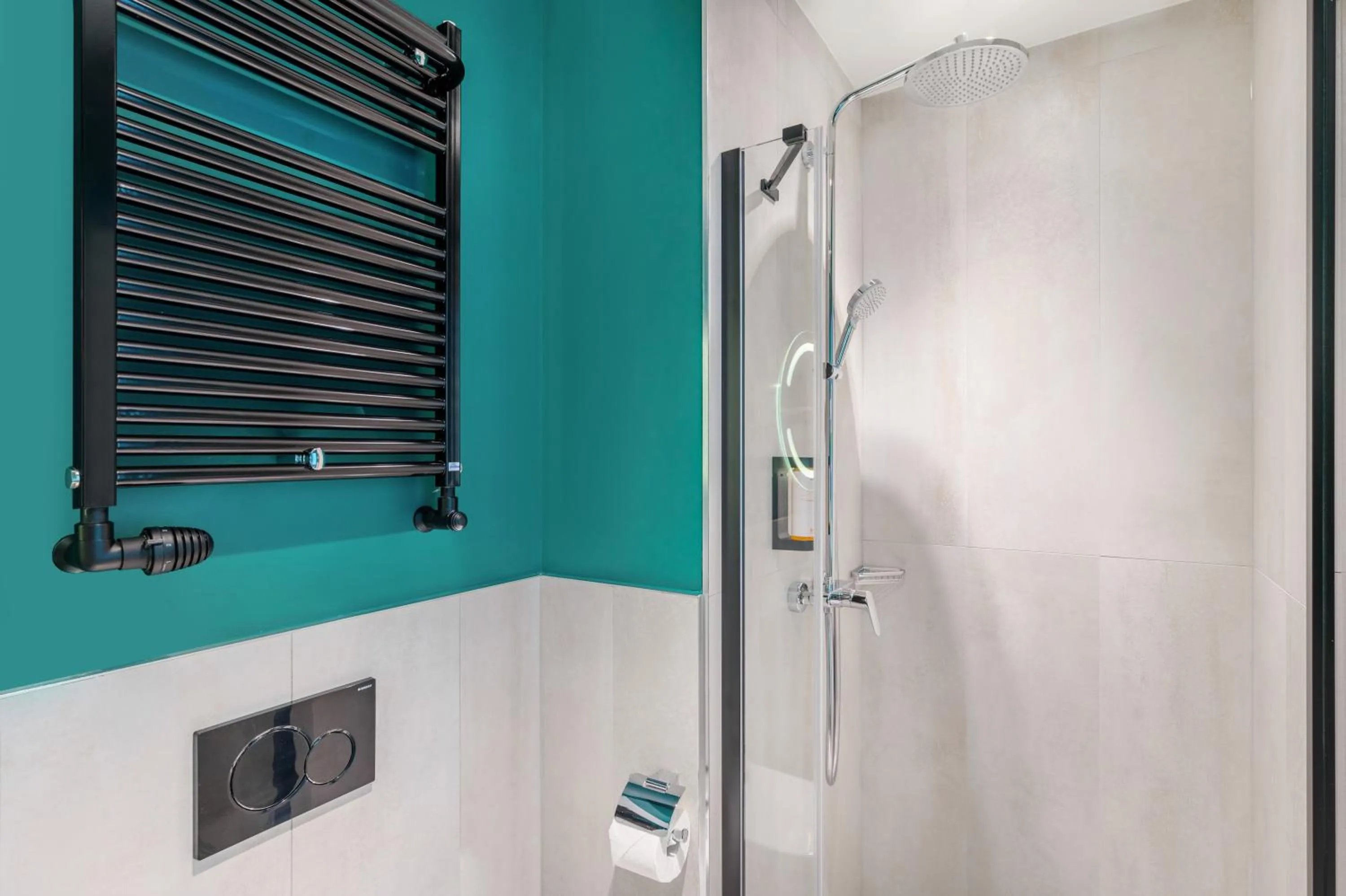 Bathroom in Hotel Oktogon Haggenmacher by Continental Group