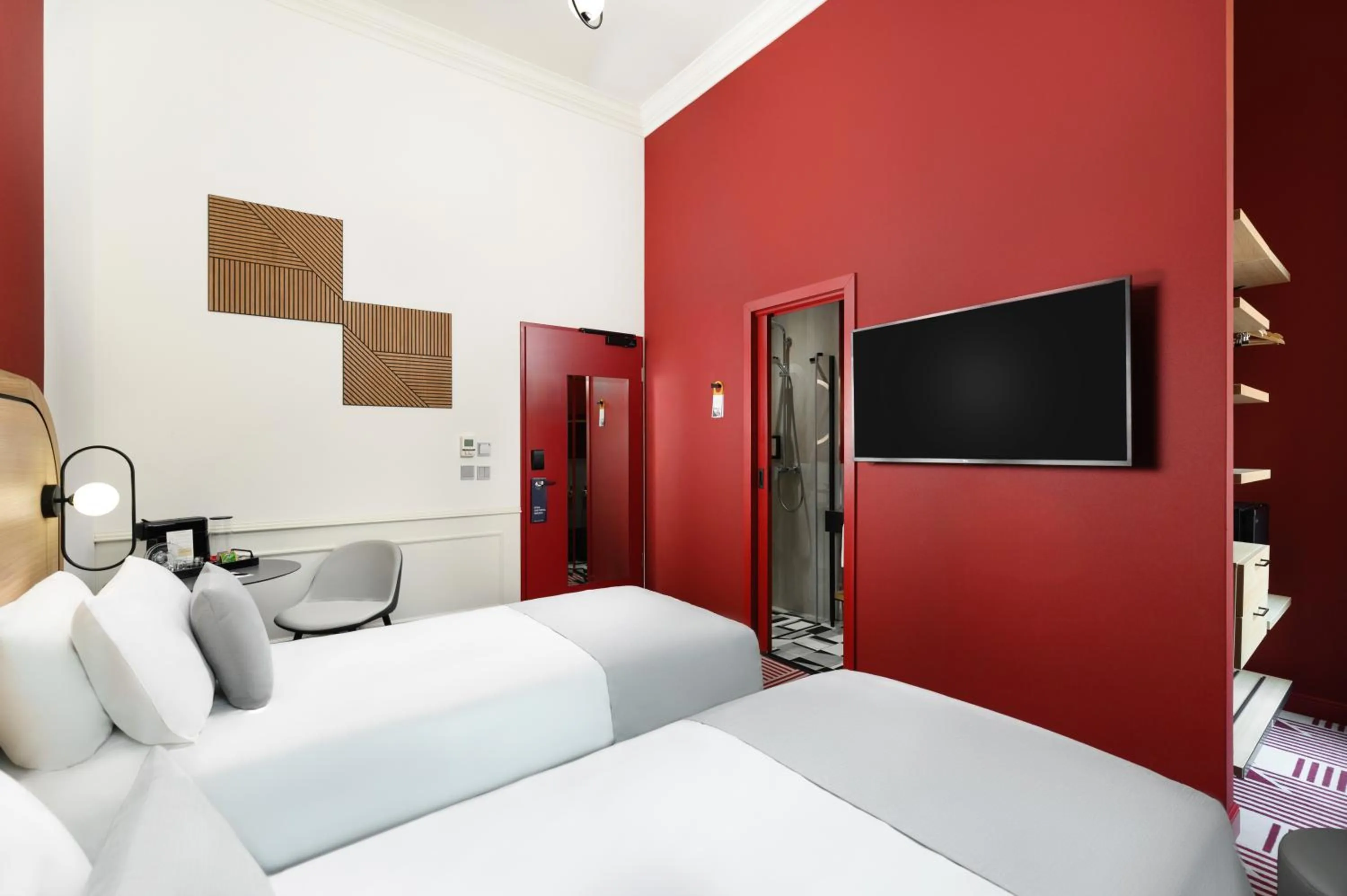 Bedroom, Bed in Hotel Oktogon Haggenmacher by Continental Group