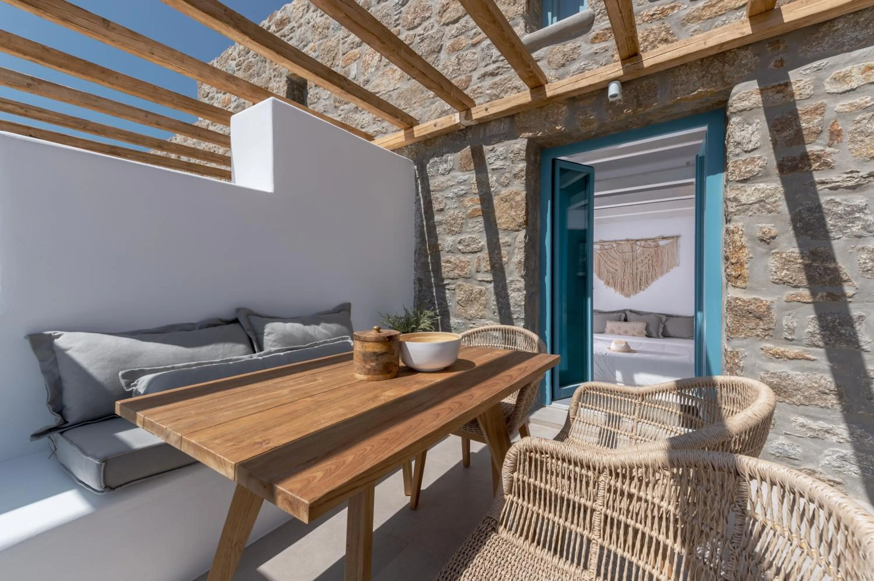 Balcony/Terrace in Anemela Villas & Suites Mykonos