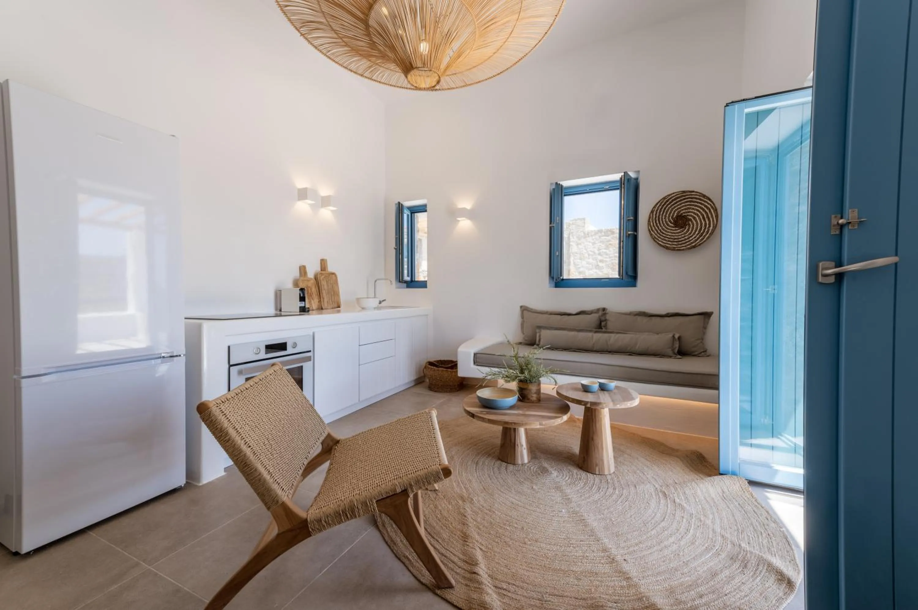 Seating area in Anemela Villas & Suites Mykonos
