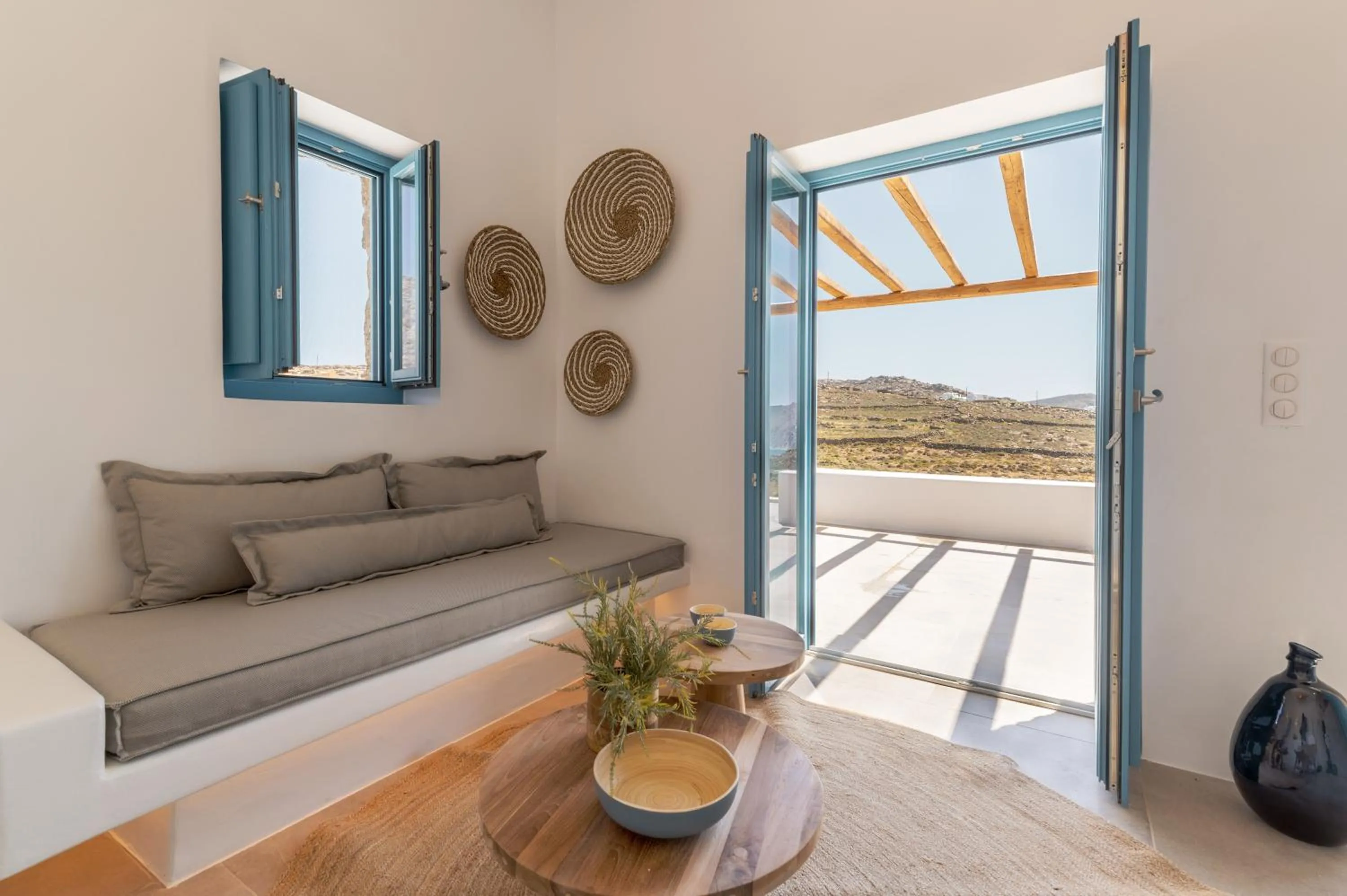 Seating area in Anemela Villas & Suites Mykonos