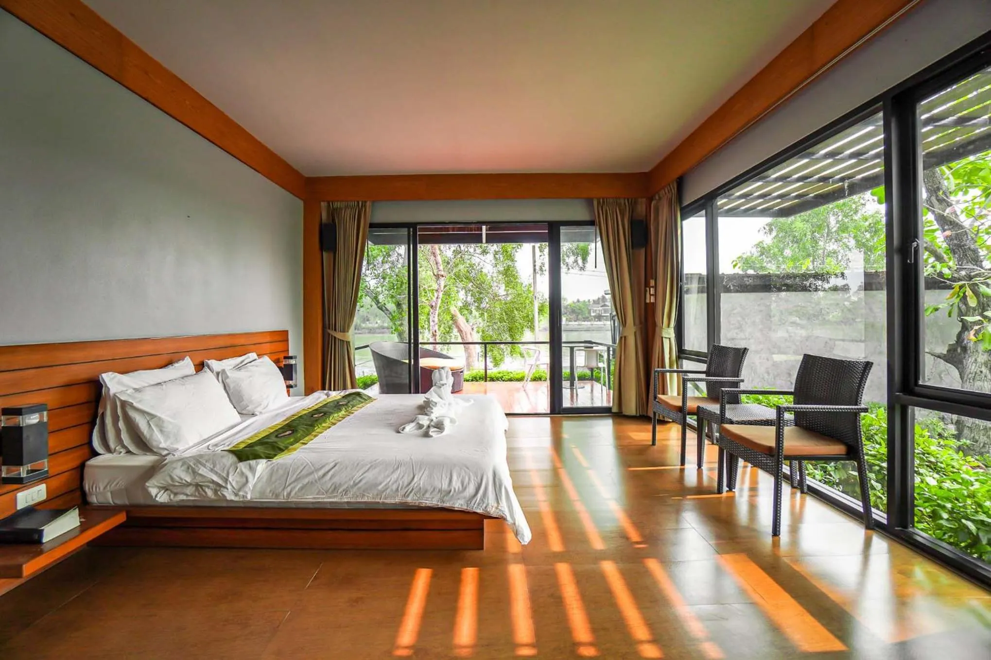 Bed in The Grace Amphawa