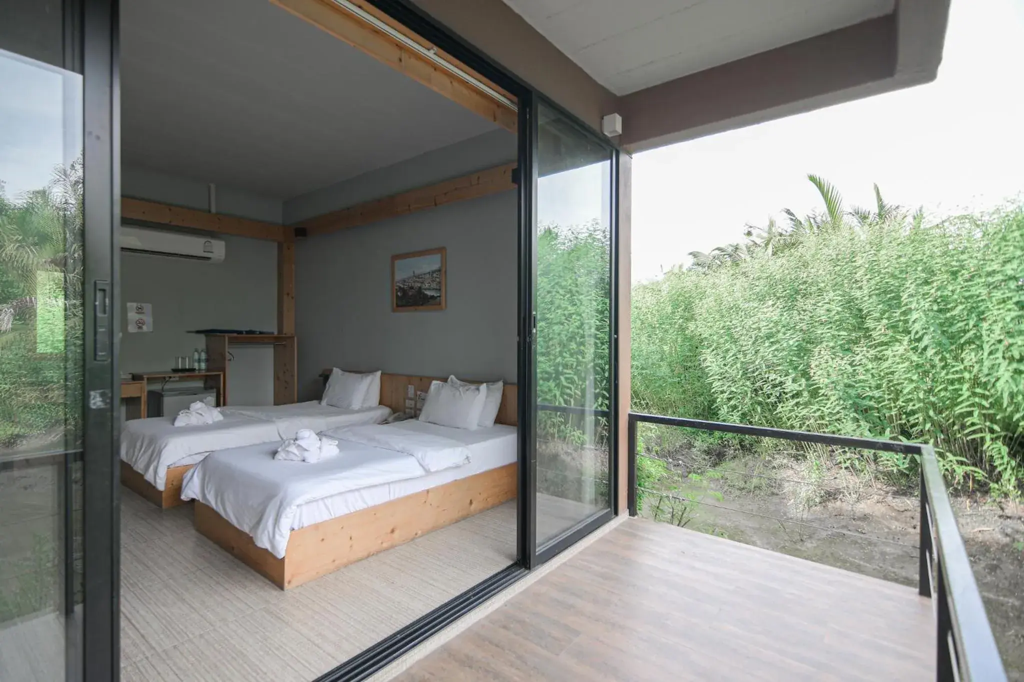 View (from property/room), Bed in The Grace Amphawa View (from property/room), Bed in The Grace Amphawa