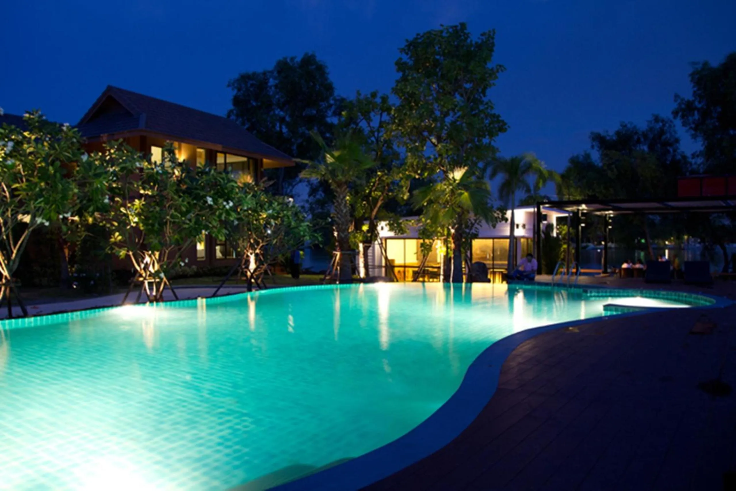 Swimming pool in The Grace Amphawa