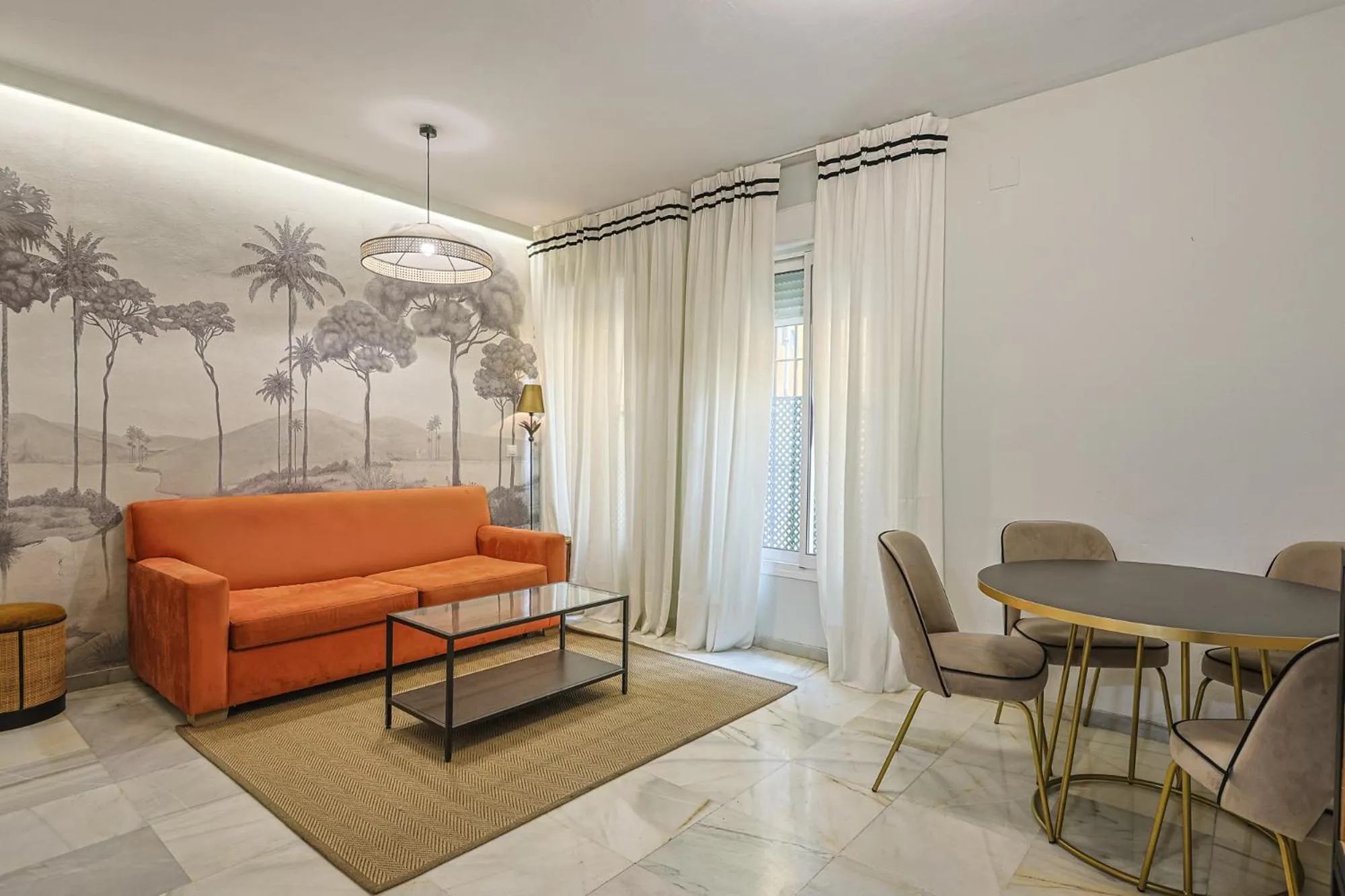 Living room in San Clemente House