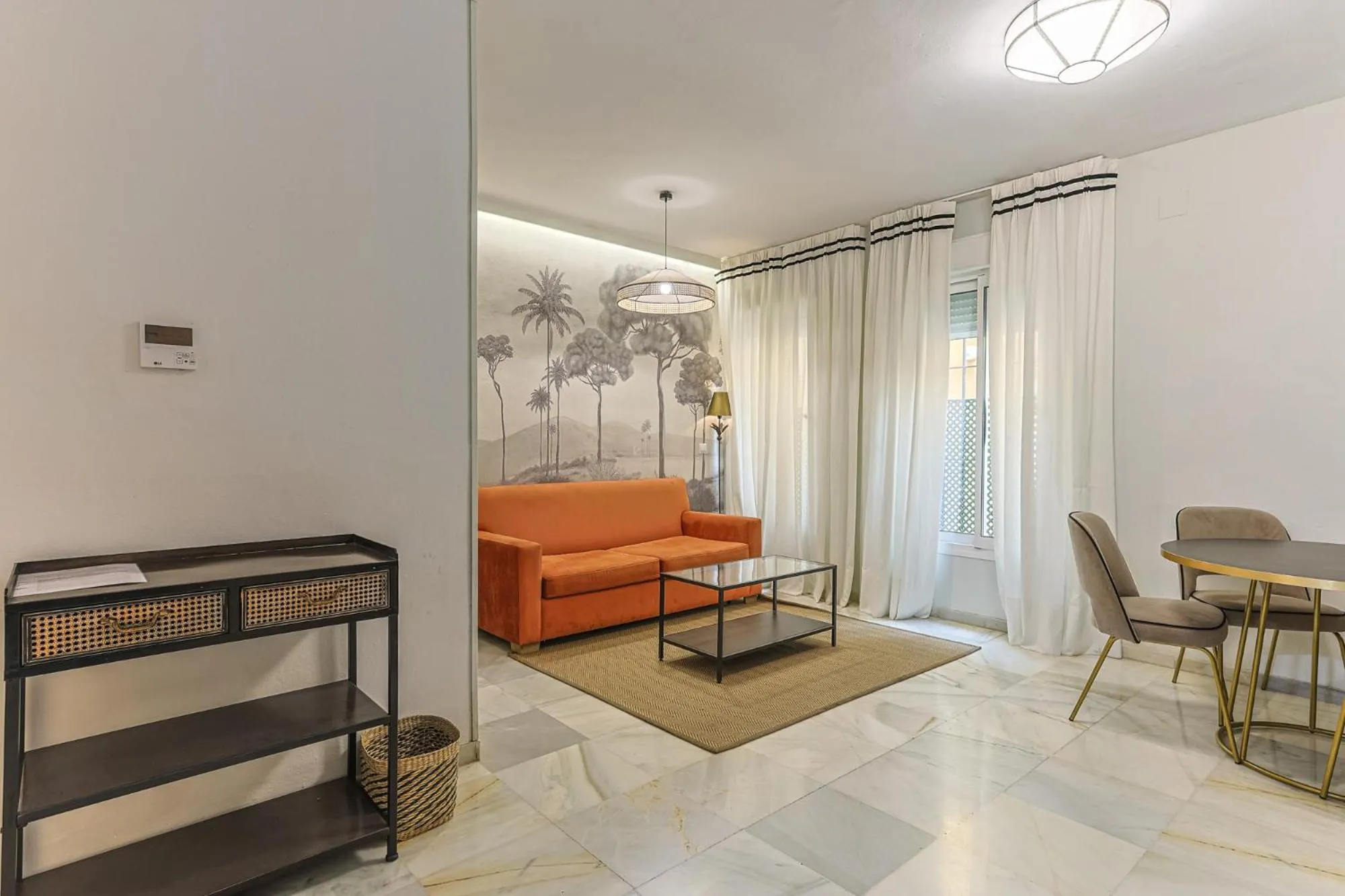 Living room in San Clemente House